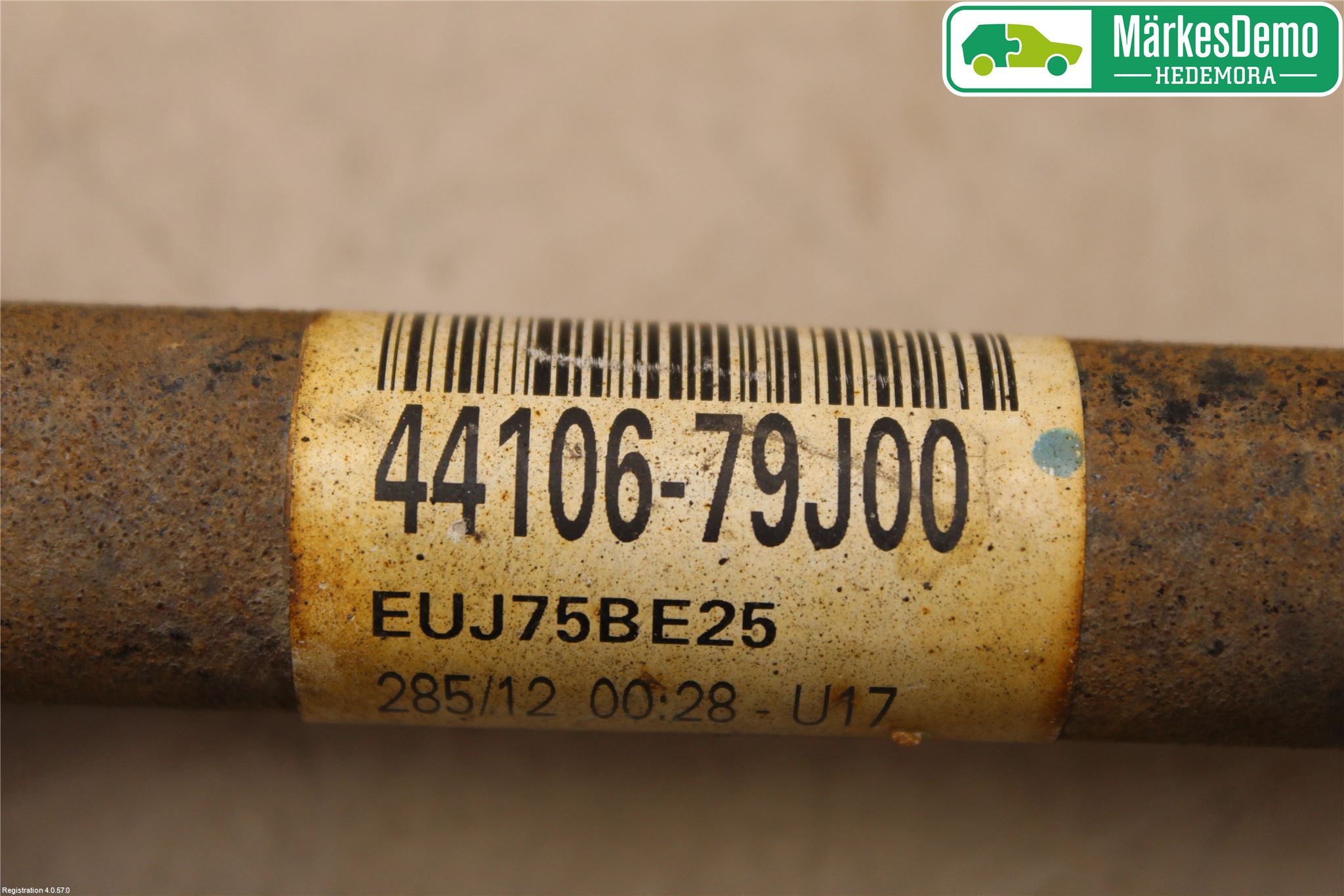 Suzuki SX4 10-13 Drivaxel Bak Vänster