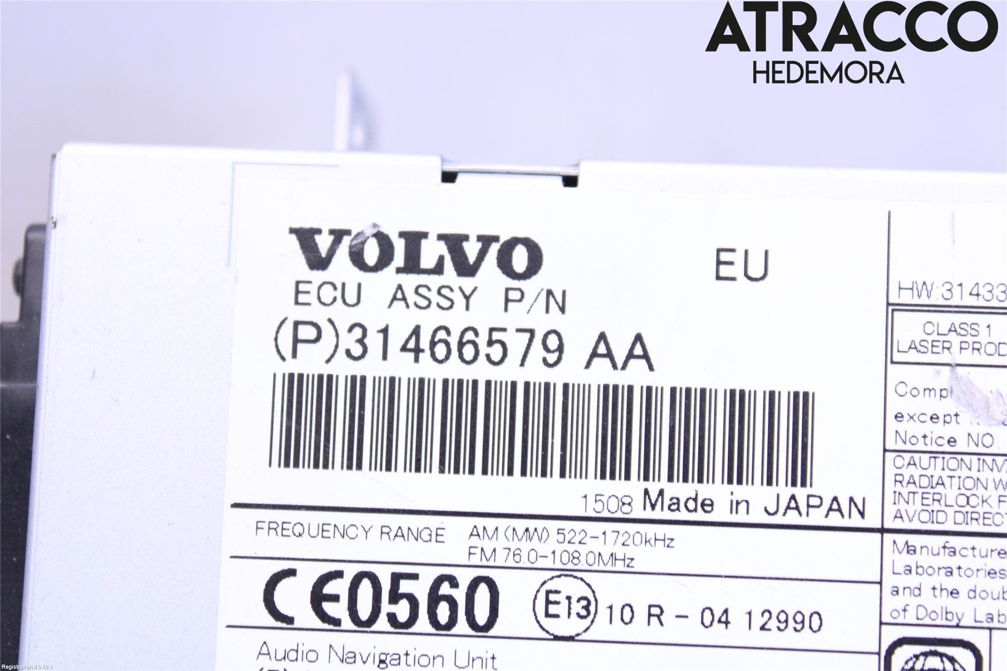 Volvo V40 CROSS COUNTRY 13-19 Cd Radio - Multimediapanel