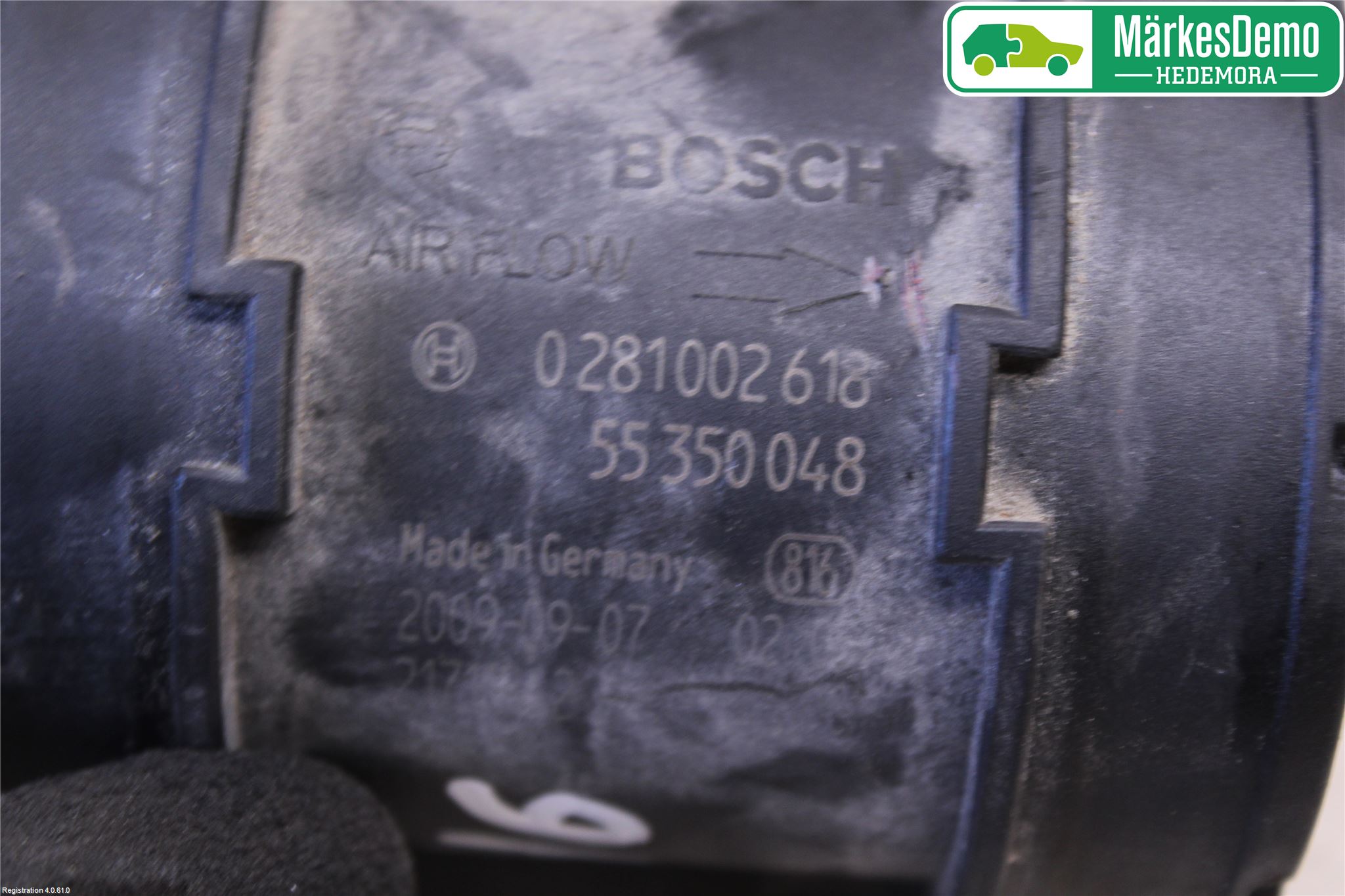 Saab 9-5     06-10 Injluftmassamätare