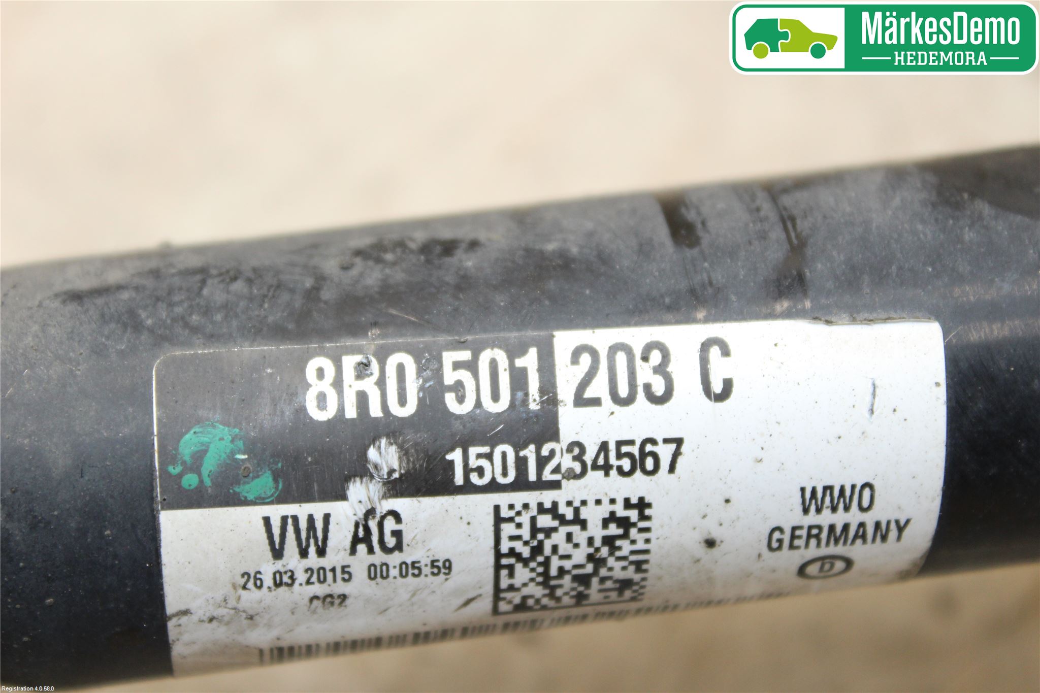 Audi A6/S6 4G 11-18 Drivaxel Bak Vänster