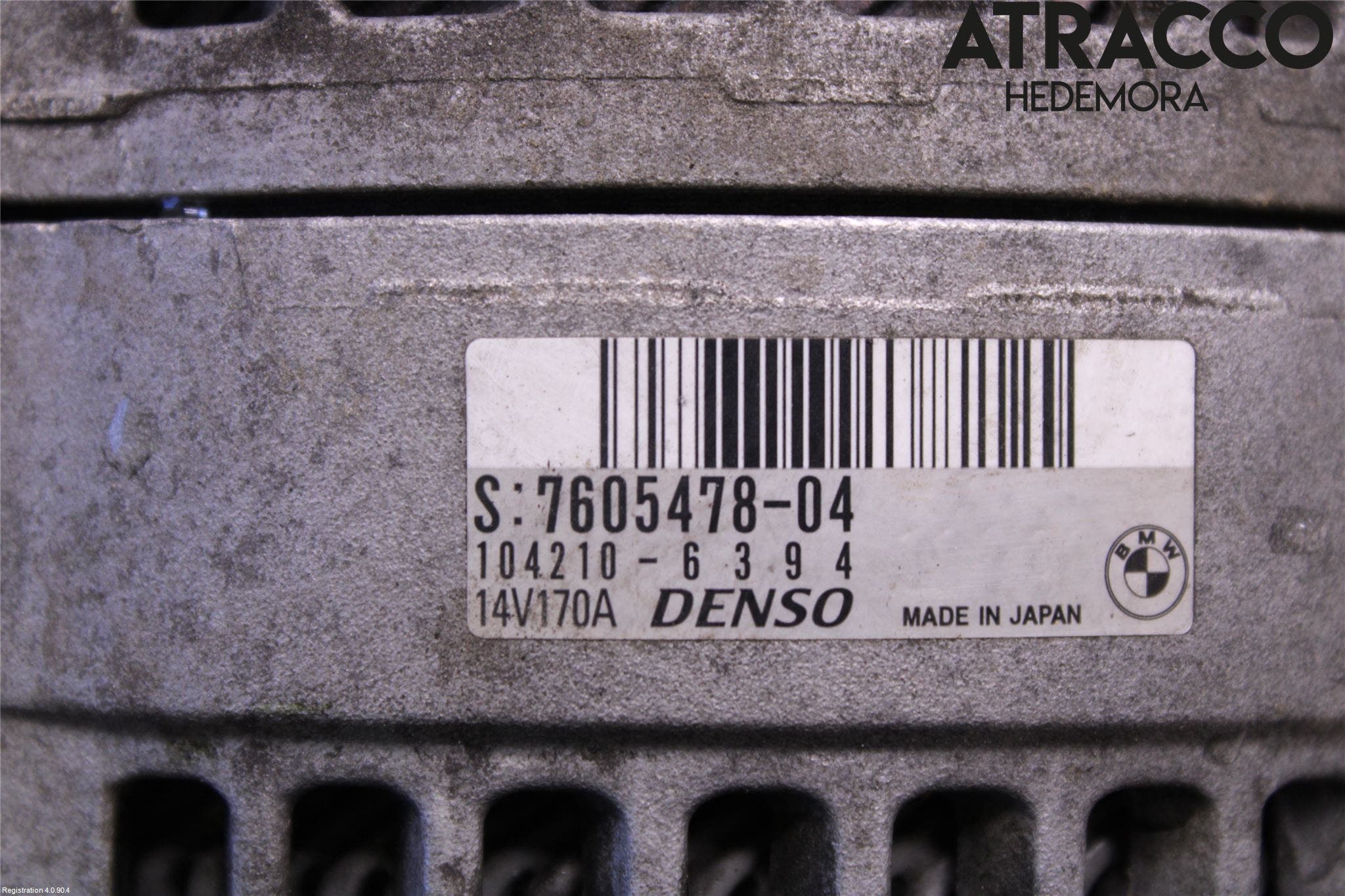 BMW 3 F30/F31/F80 12-19 Generator