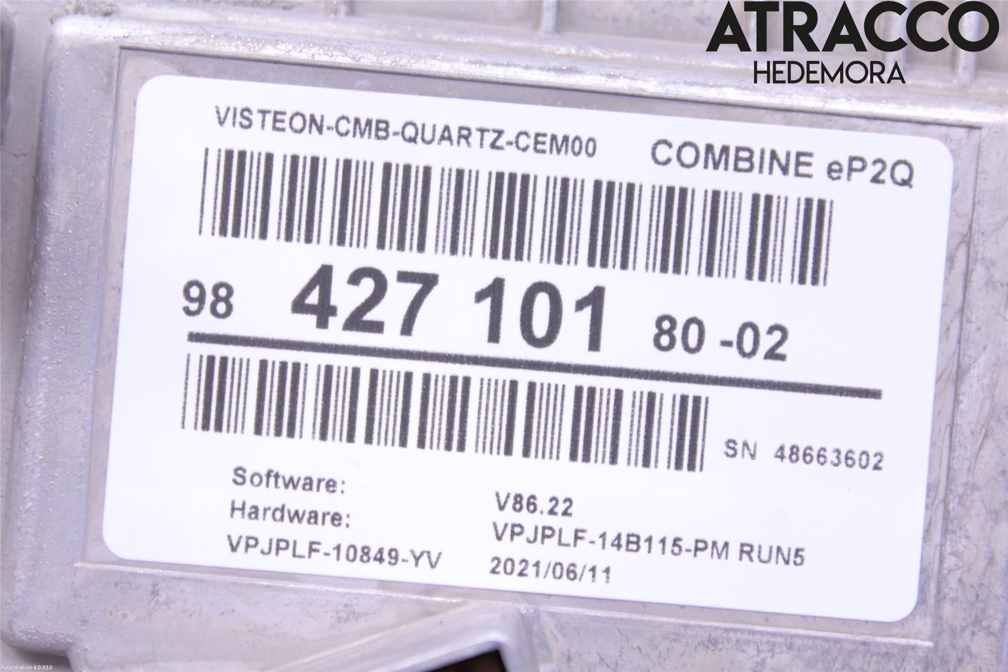 Peugeot 208/E-208 20- Instrument Komb