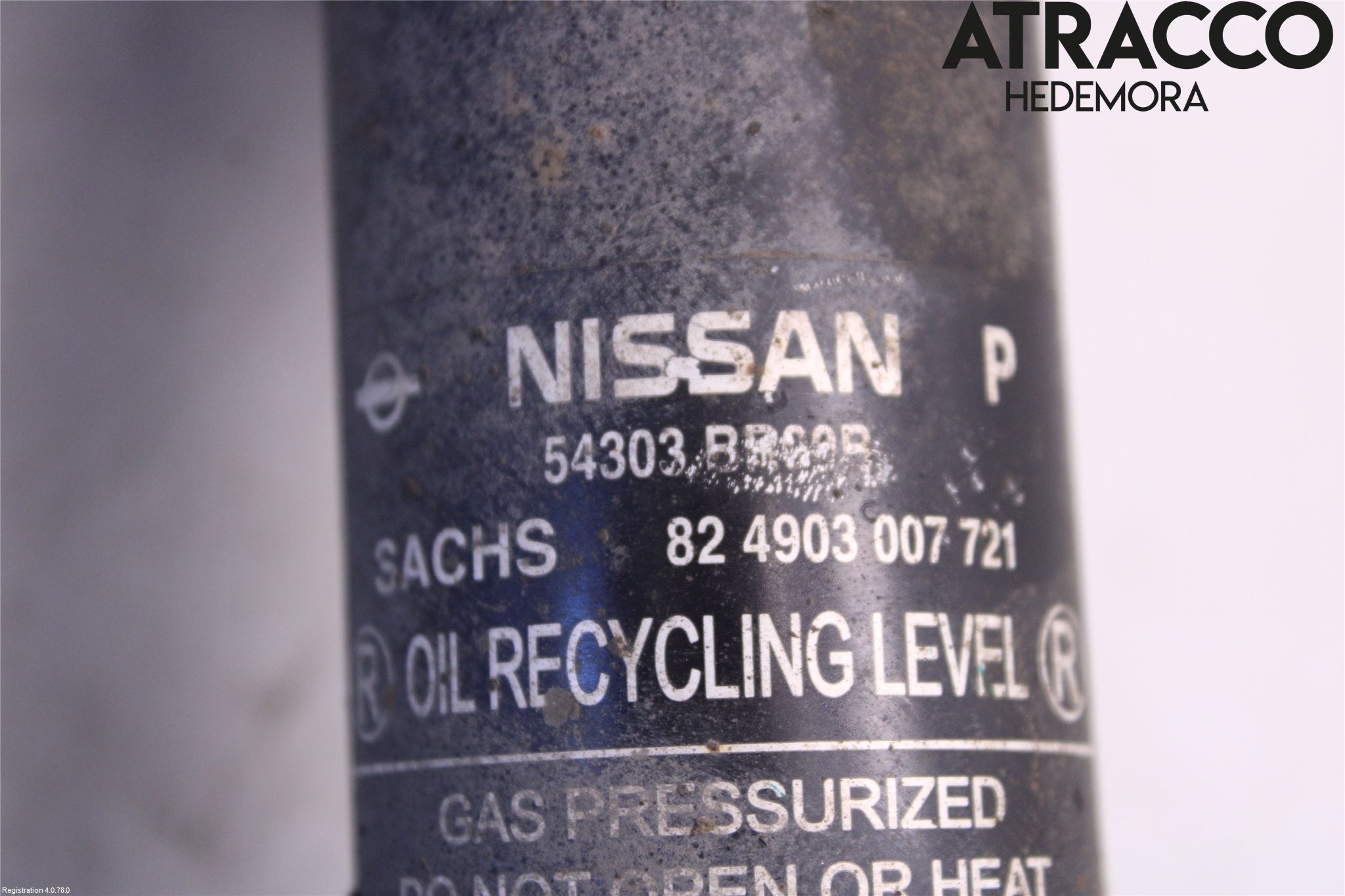 Nissan QASHQAI 10-14 Fjäderben Fram Vänster
