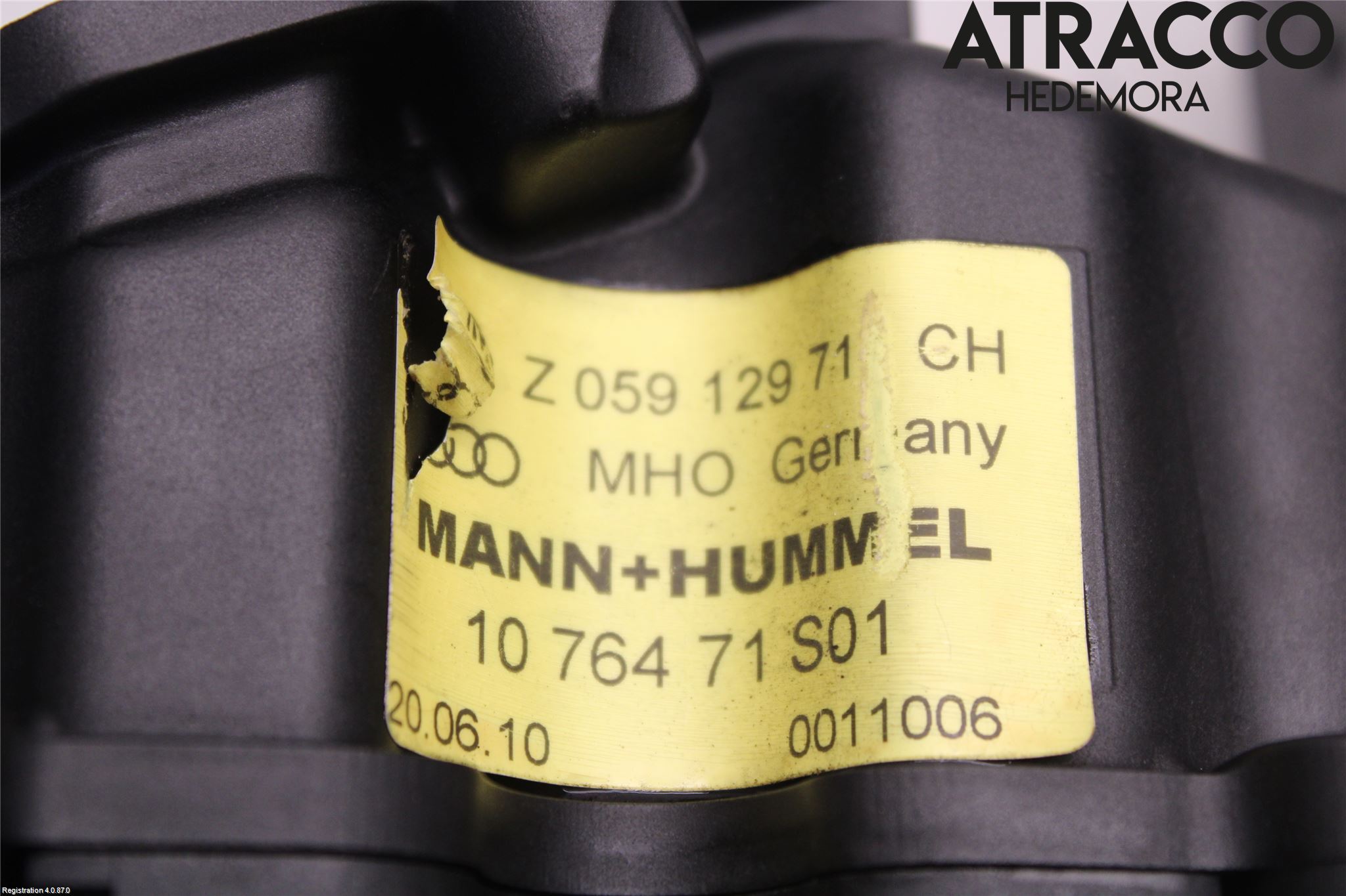 Volkswagen VW PHAETON Grenrör Insug