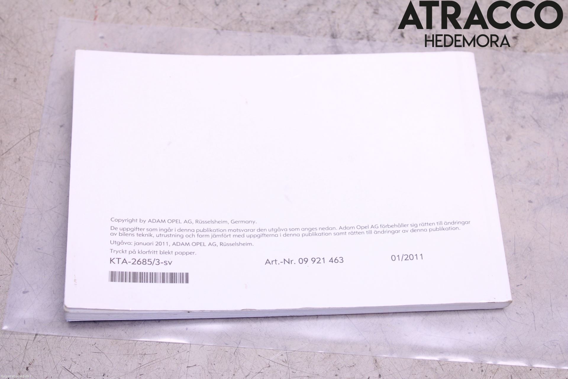 Opel ASTRA J 10-15 Instruktionsbok