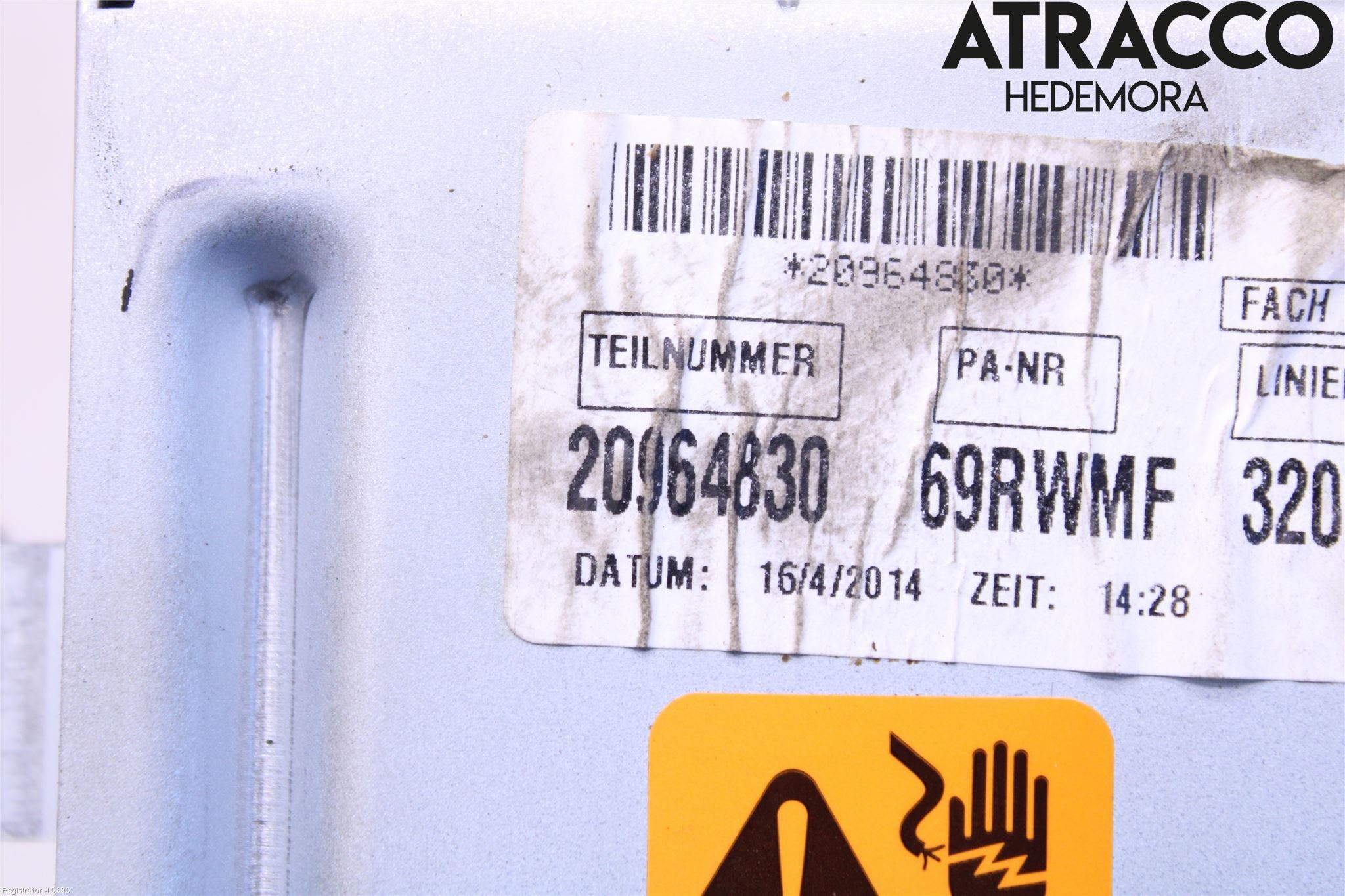 Opel INSIGNIA 09-16 Styrenhet Övrigt