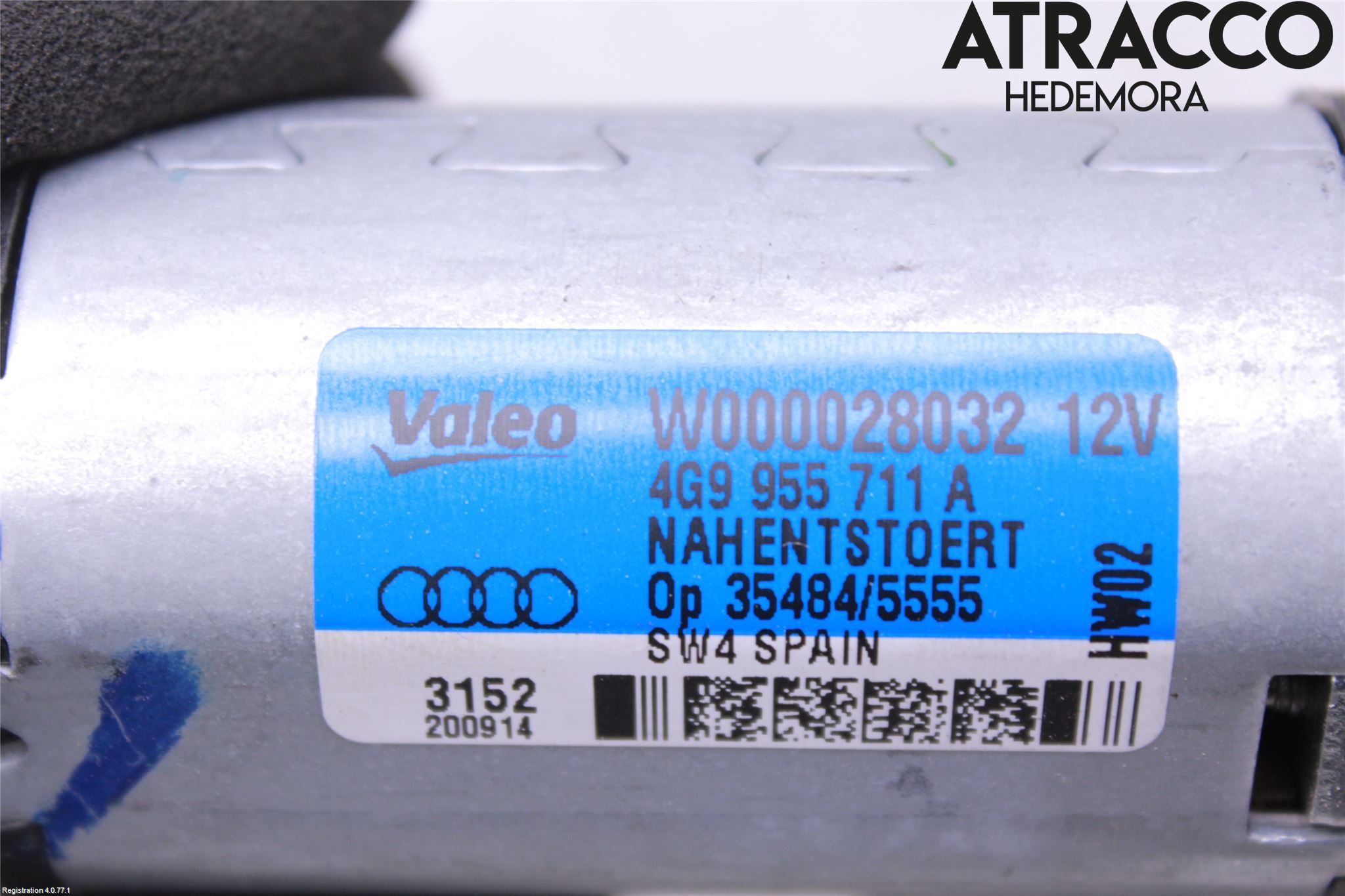 Audi A6 ALLROAD 12-18 Torkarmotor Baklucka