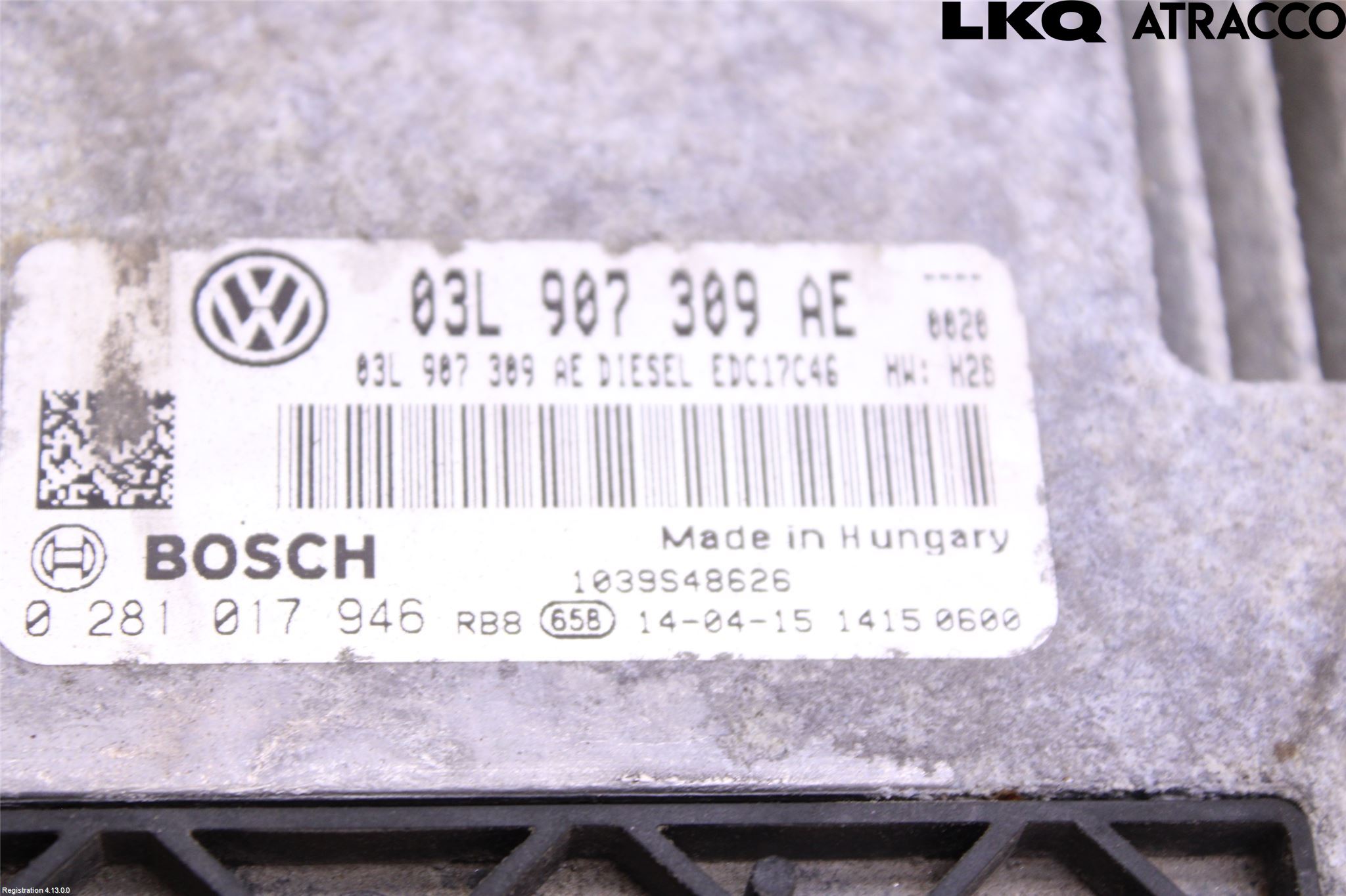 Volkswagen VW PASSAT 11-14 Styrenhet Inspump Diesel