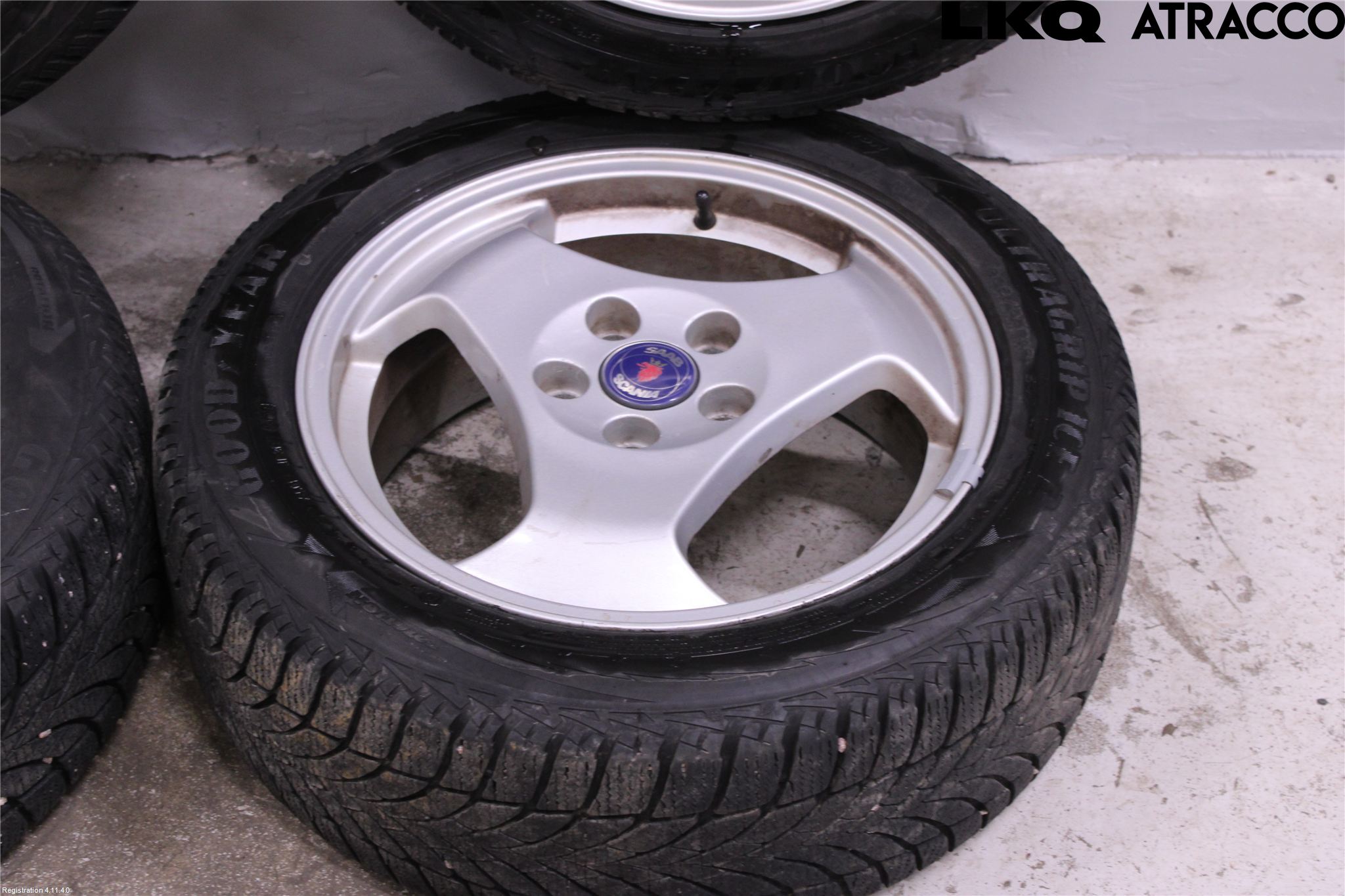 Saab 9-5 -05 Vinterdäck Alumfälg 4St