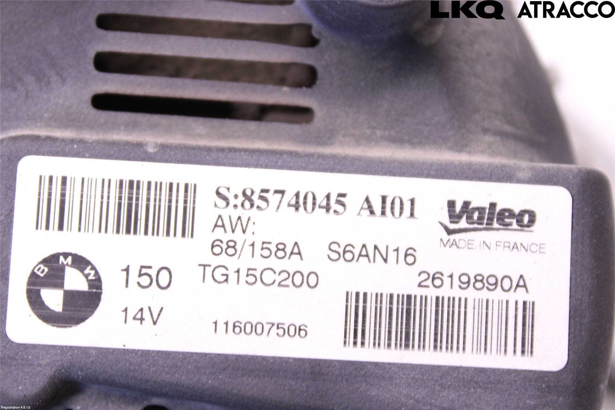 Toyota AVENSIS 16-18 Generator