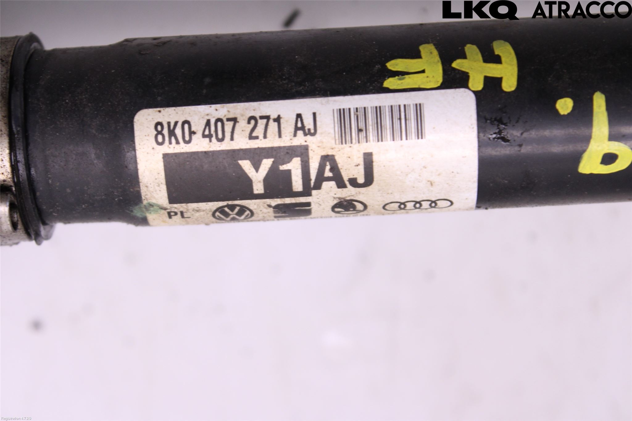 Audi A4/S4 08-11 Drivaxel Fram Vänster