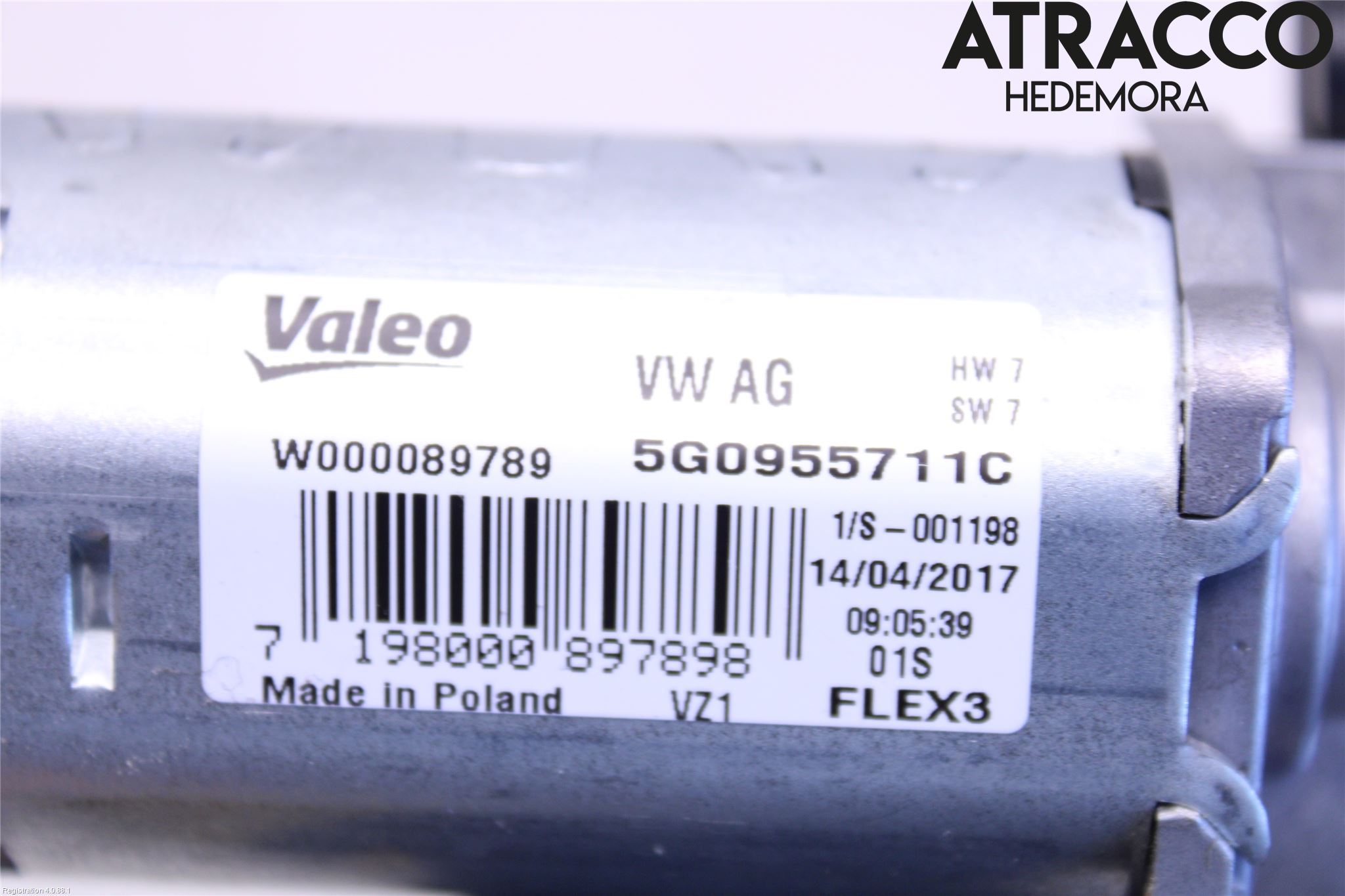 Volkswagen VW GOLF SPORTSVAN 15-20 Torkarmotor Baklucka