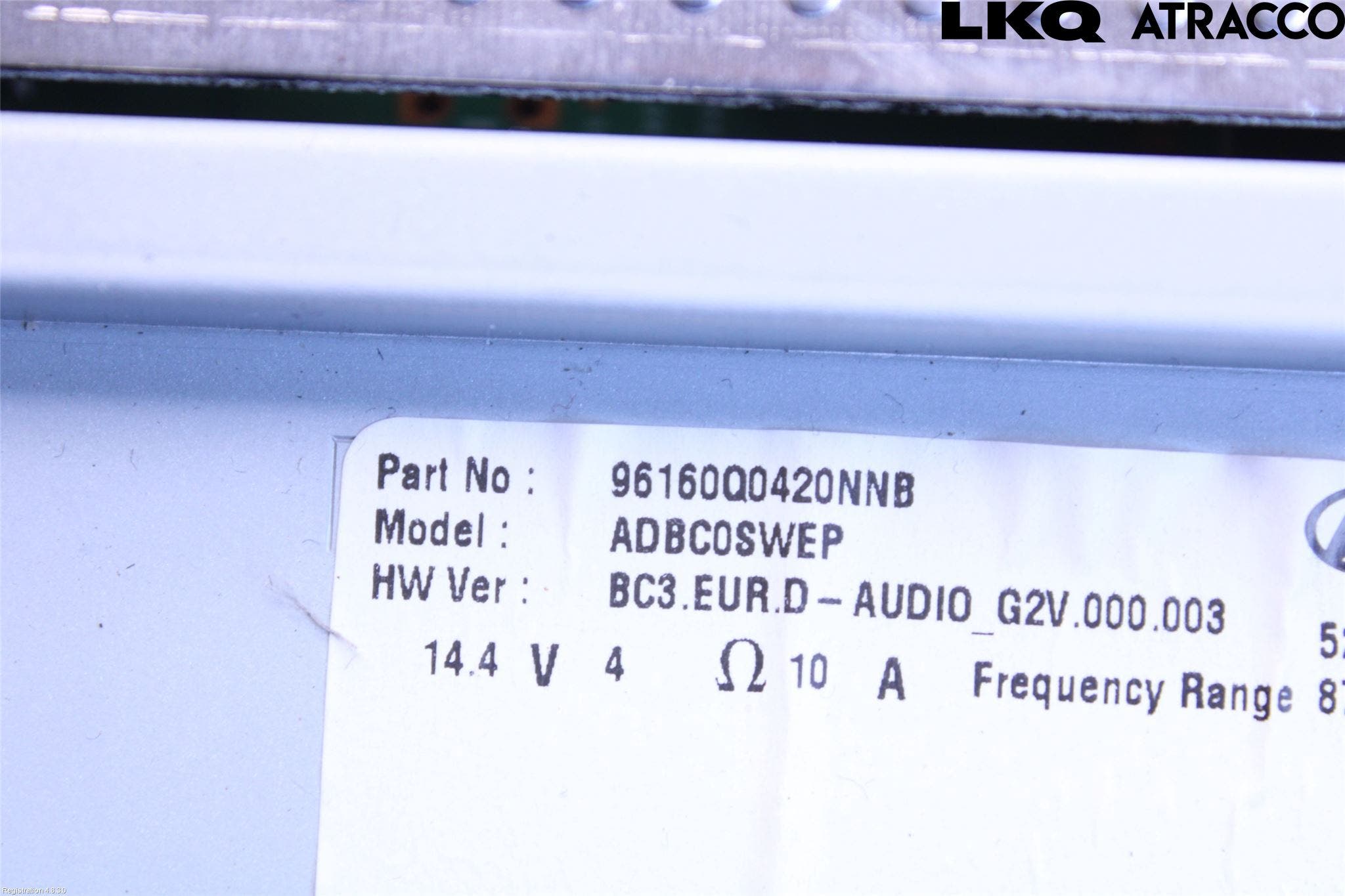 Hyundai BAYON BC3 21- Cd Radio - Multimediapanel