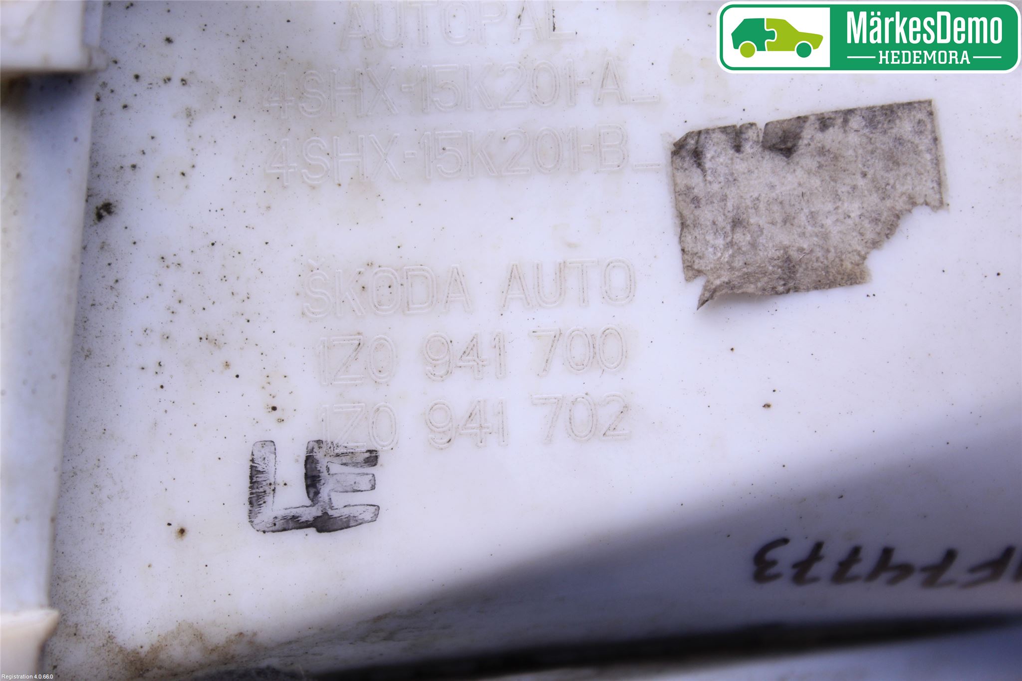 Skoda OCTAVIA (1Z) 05-13 Dimljus-Varselljus Fram