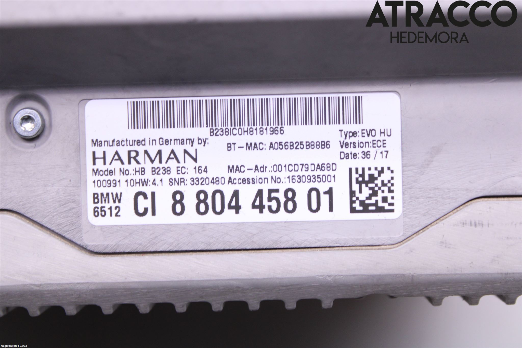 BMW 5 G30/G31/F90 17-23 Cd Radio - Multimediapanel