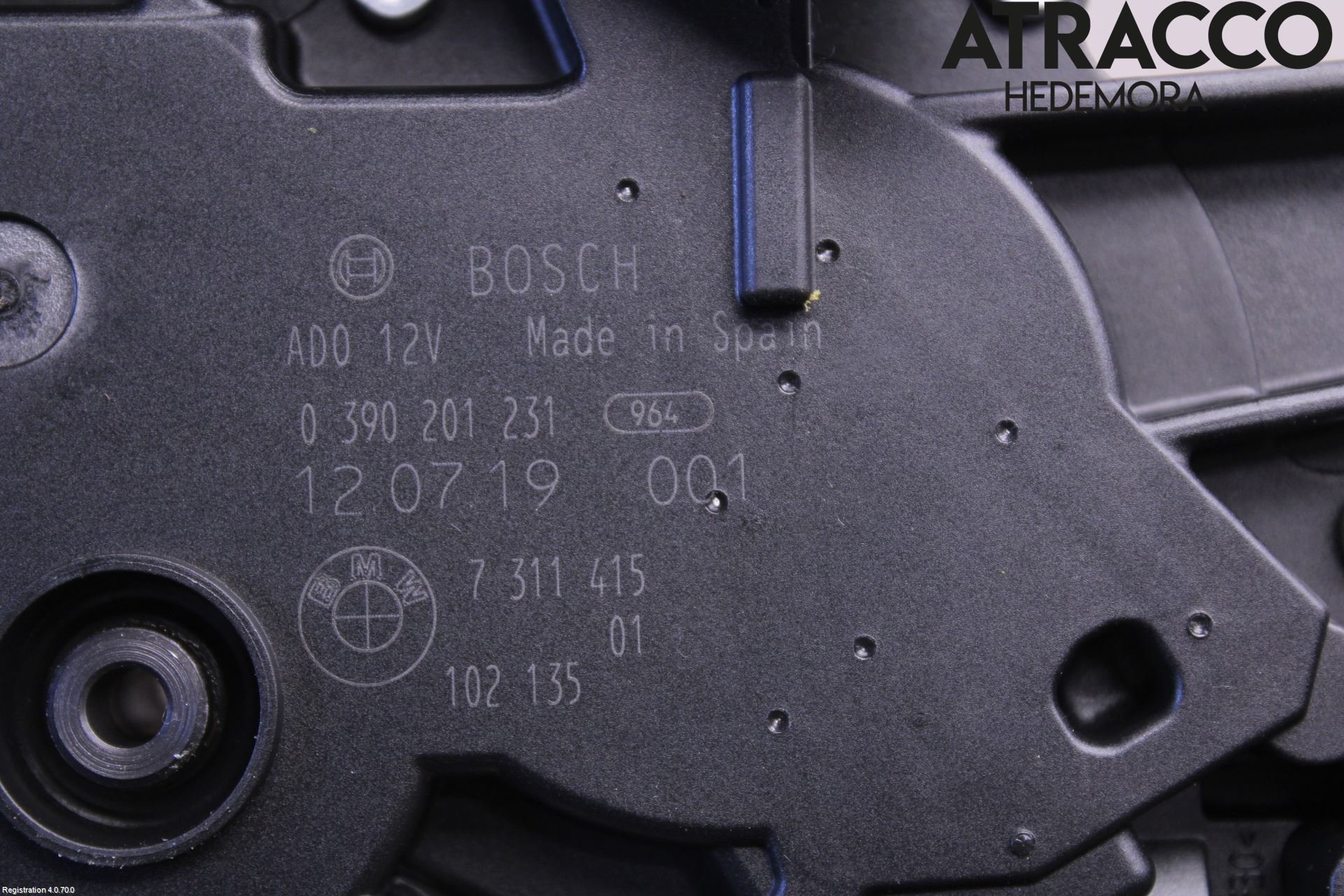 BMW 5 F10/F11/F18 09-17 Torkarmotor Baklucka