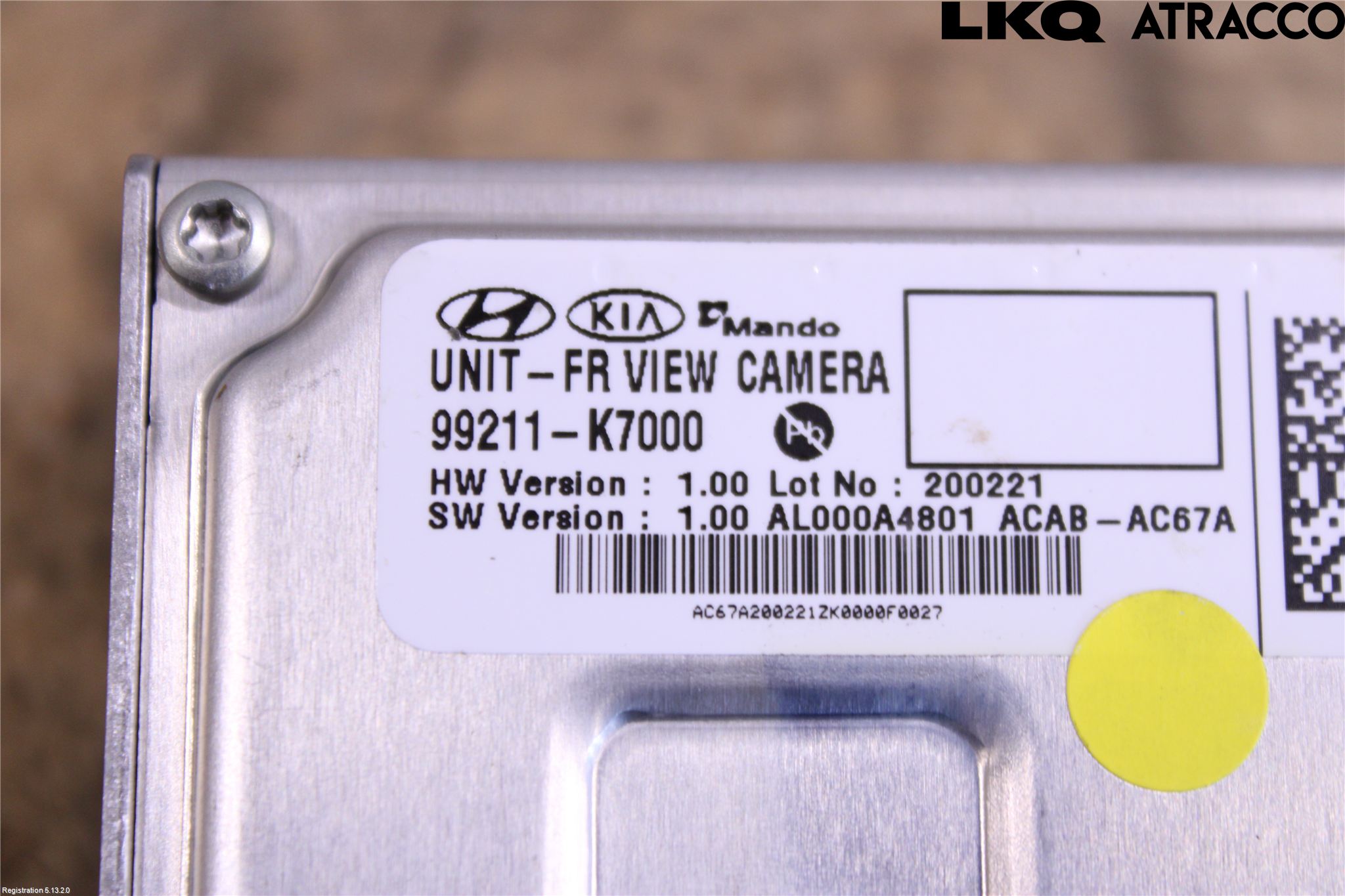 Hyundai i10 LA 20- Parkeringshjälp Kamera