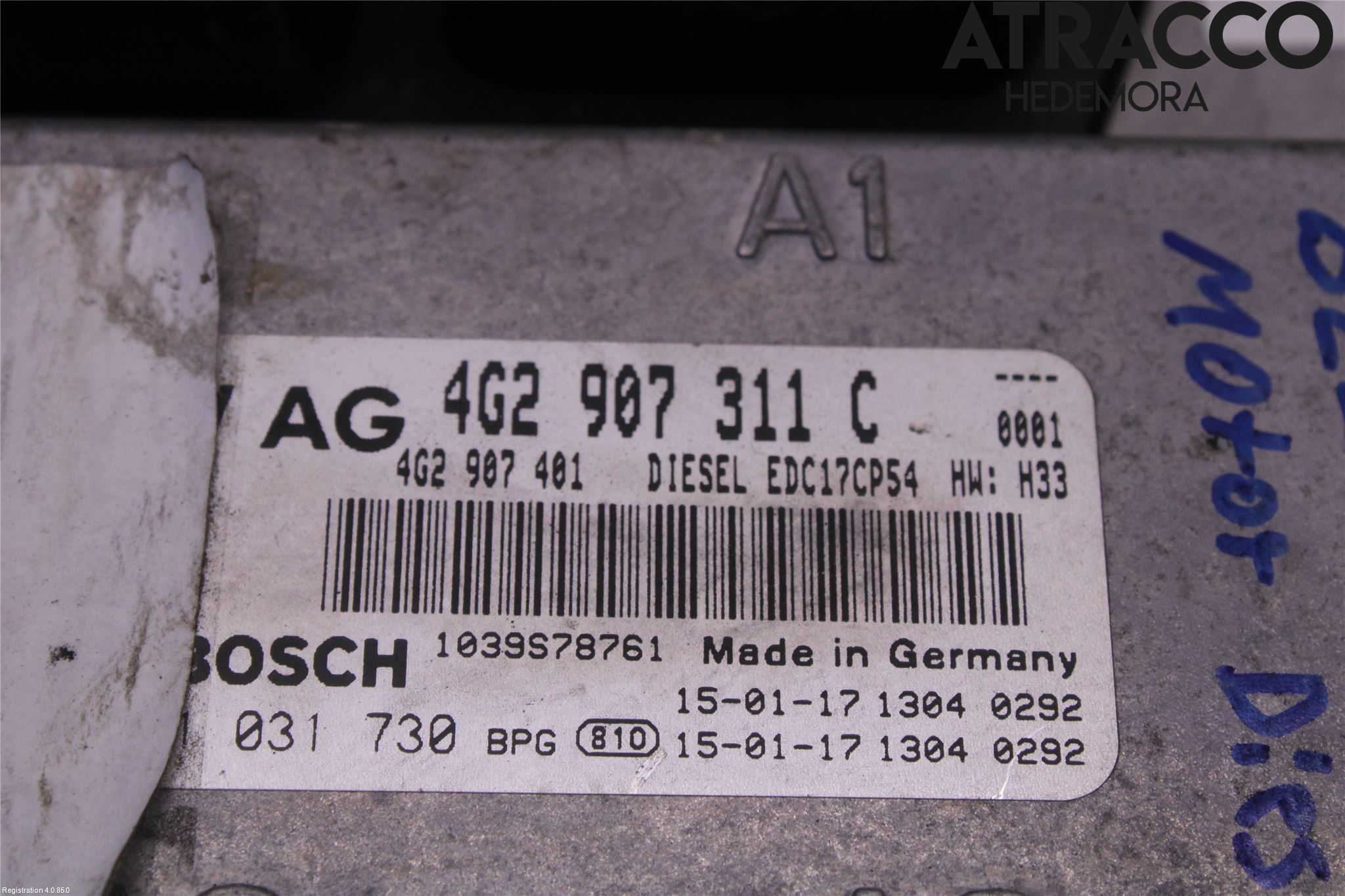 Audi A6/S6 4G 11-18 Styrenhet Inspump Diesel