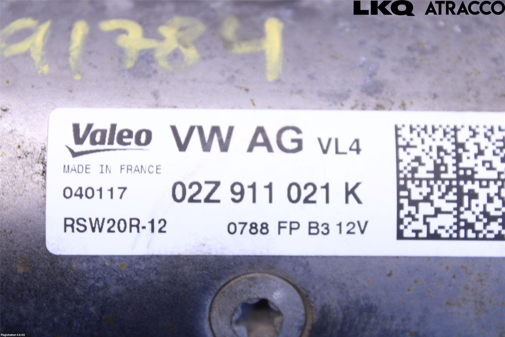 Skoda RAPID Startmotor Diesel