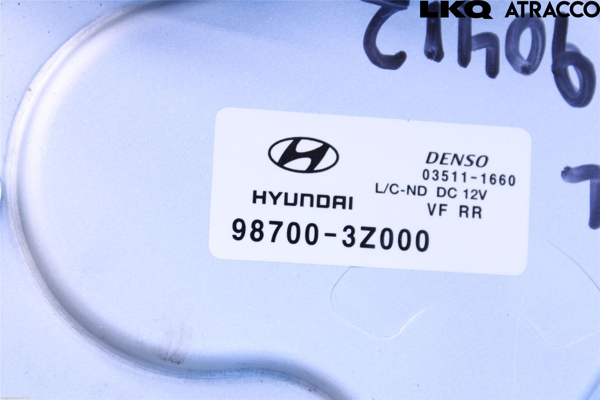 Hyundai i40 16-18 Torkarmotor Baklucka