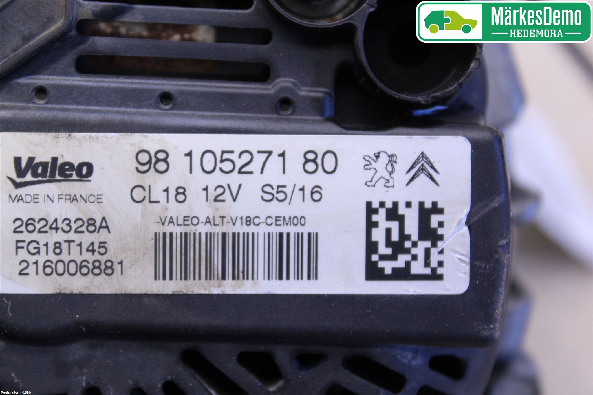 Peugeot 308 14-21 Generator