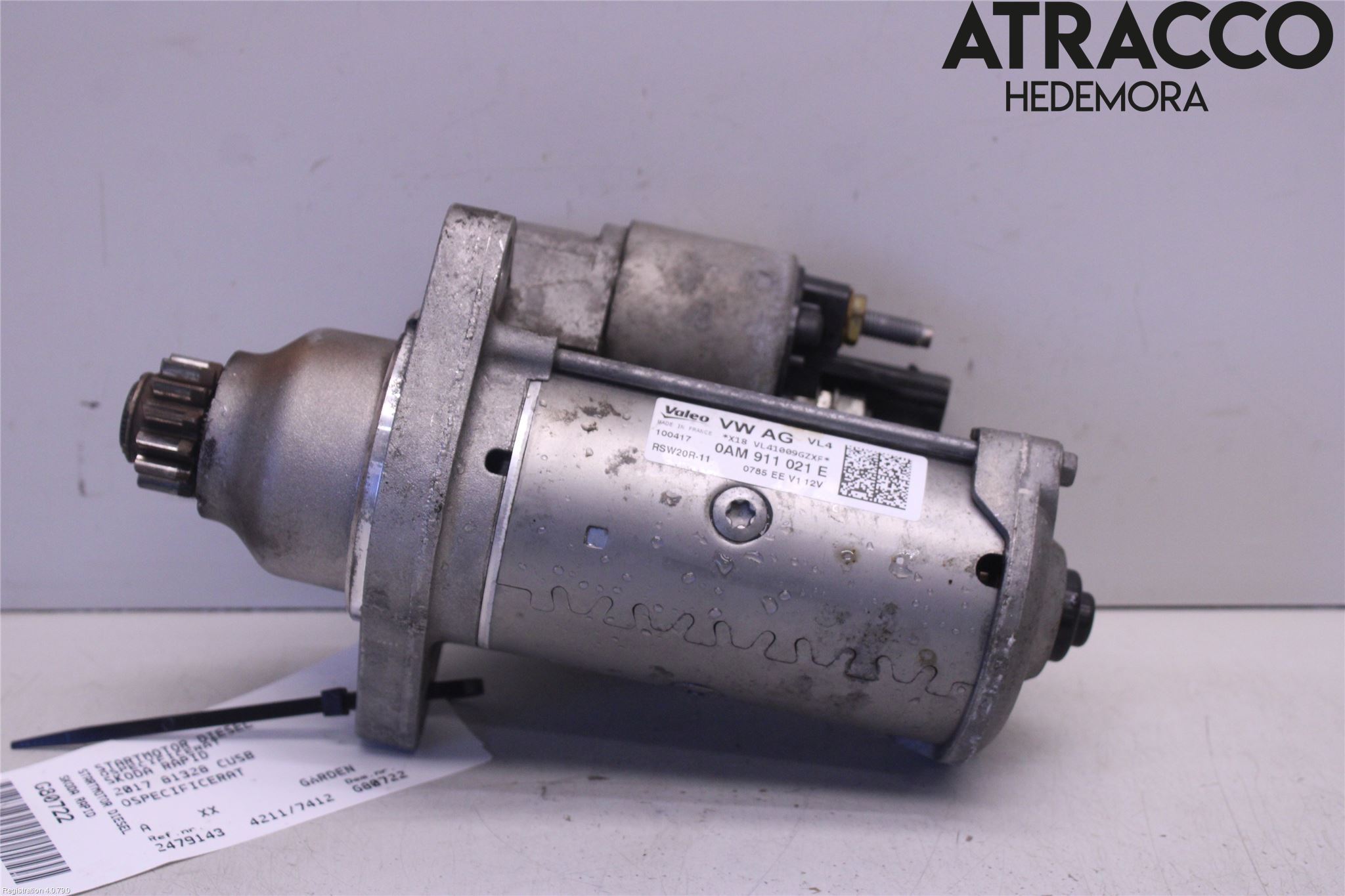 Skoda RAPID Startmotor Diesel