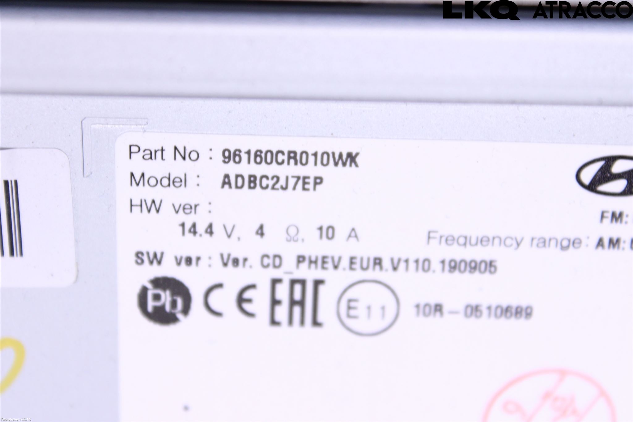 Kia CEED/CEED SW 19- Cd Radio - Multimediapanel