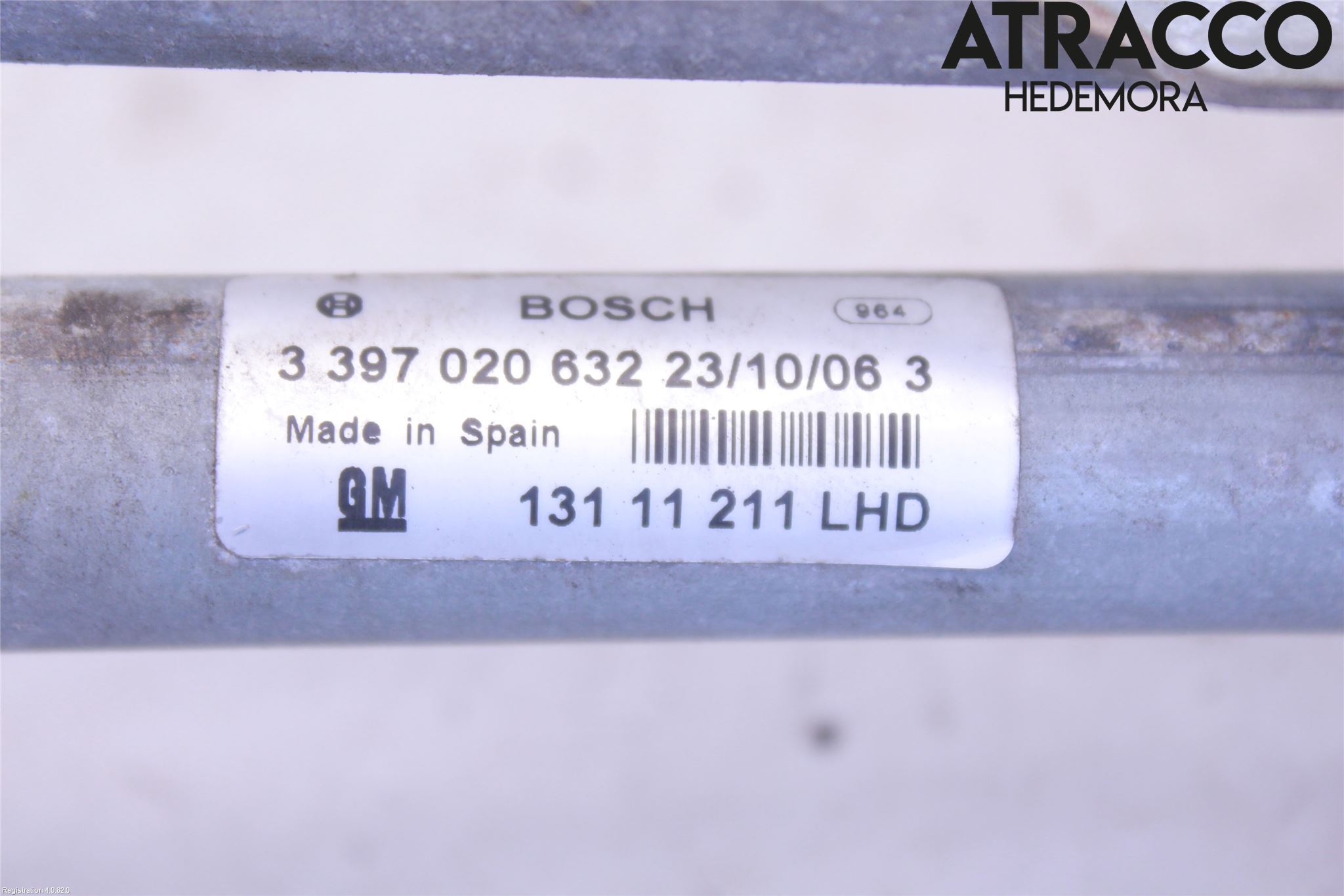 Opel ASTRA H 04-12 Torkarmekanism Vindruta
