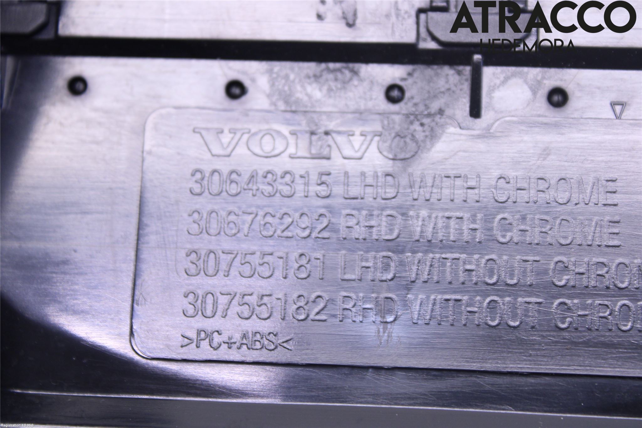 Volvo V70 08-13 Defrosterkanal-Munstycke