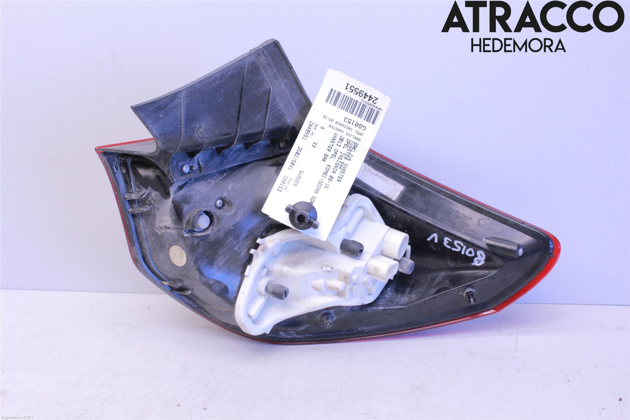 Opel ASTRA J 10-15 Bakljus Vänster