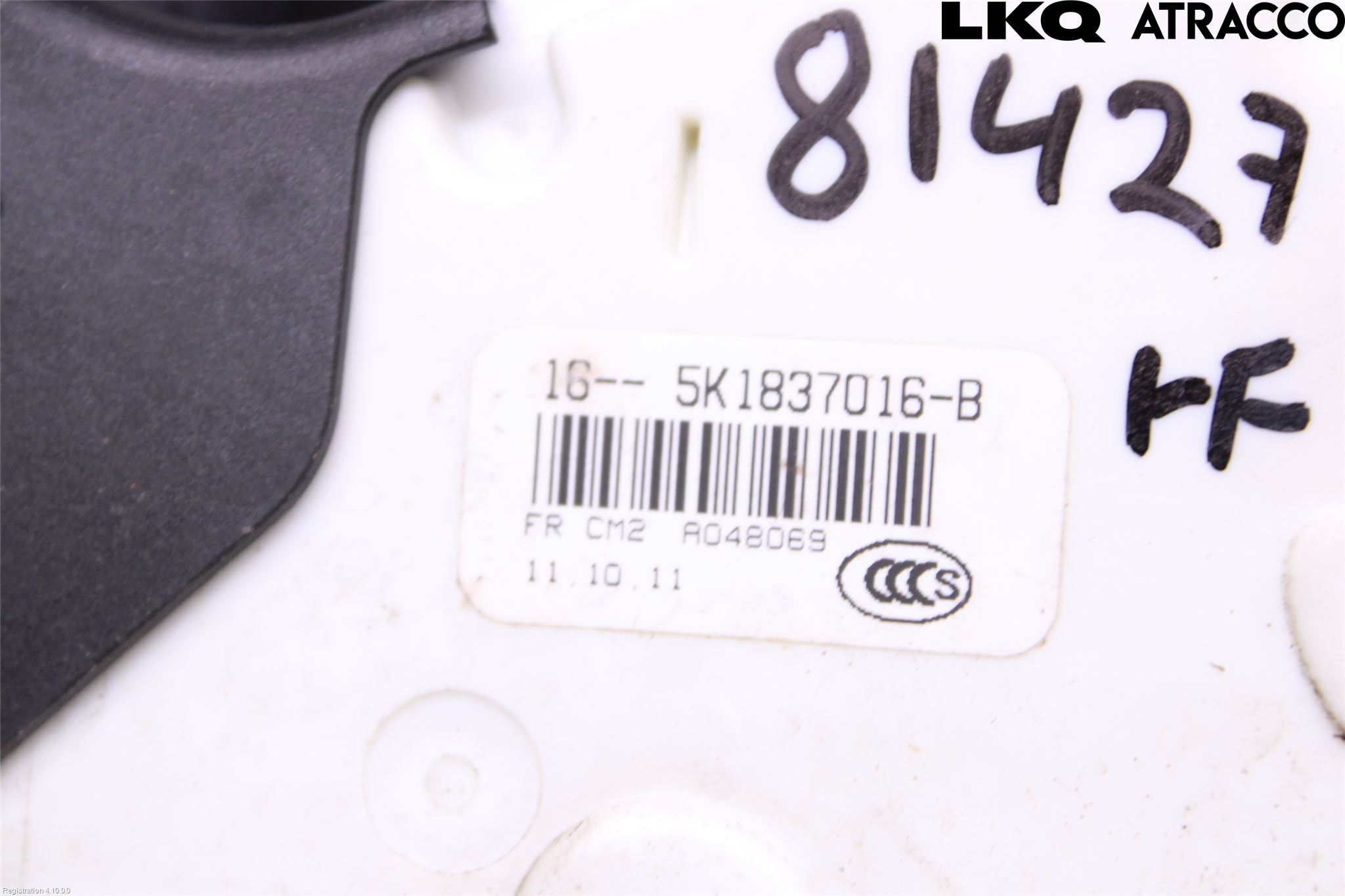 Volkswagen VW SHARAN 11- Låskista-Dörrlås