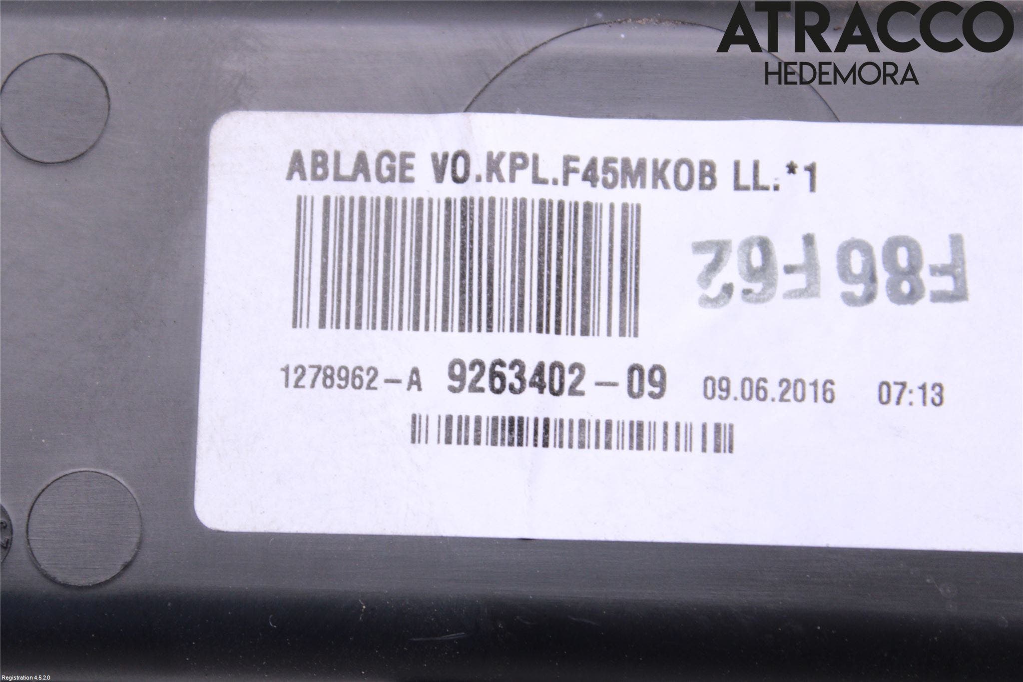 BMW 2 F45 Active Tourer 14-21 Instrumentbräda Förvaringsfack