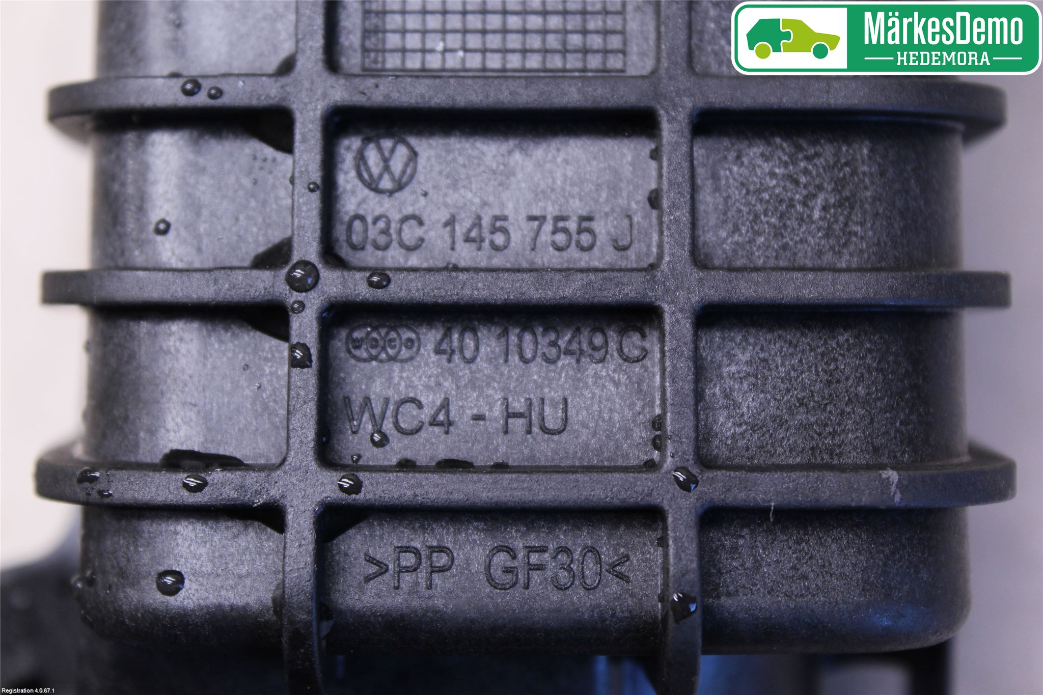 Volkswagen VW SCIROCCO 09-17 Laddluft-Intercoolerrör