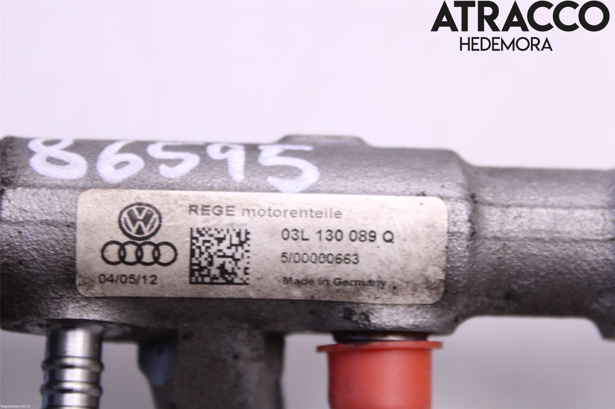 Audi A4/S4 08-11 Inj. Fuelrail