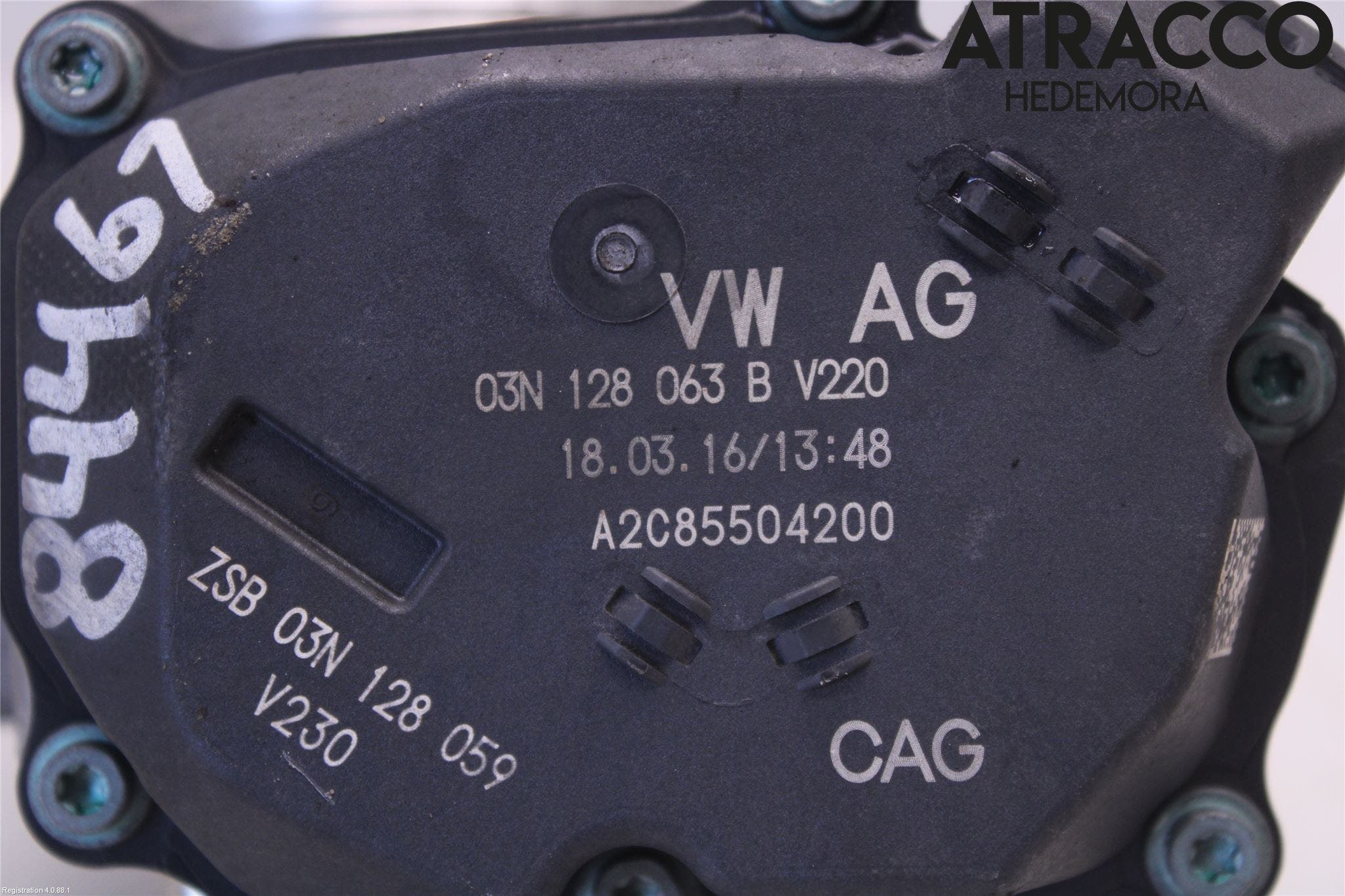 Volkswagen VW PASSAT 15-19 Injspjällhus