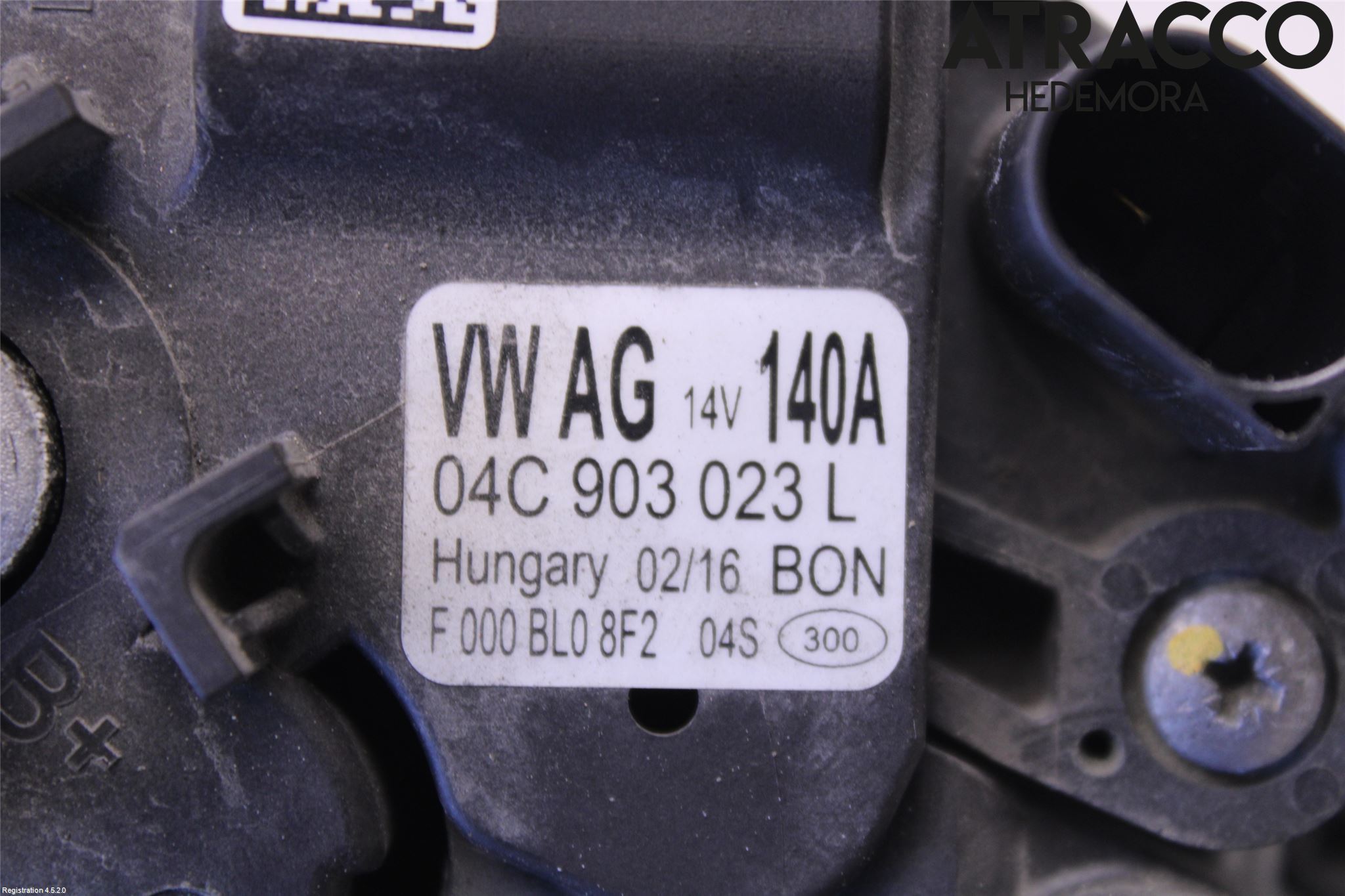 Audi A3/S3 8V 13-20 Generator