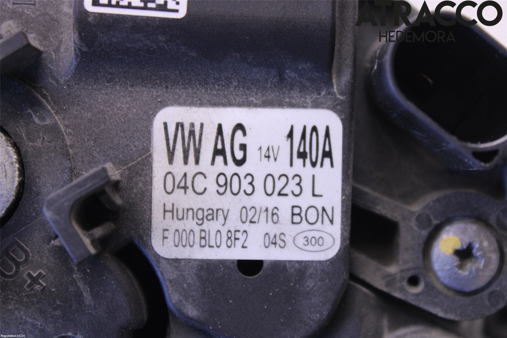 Audi A3/S3 8V 13-20 Generator