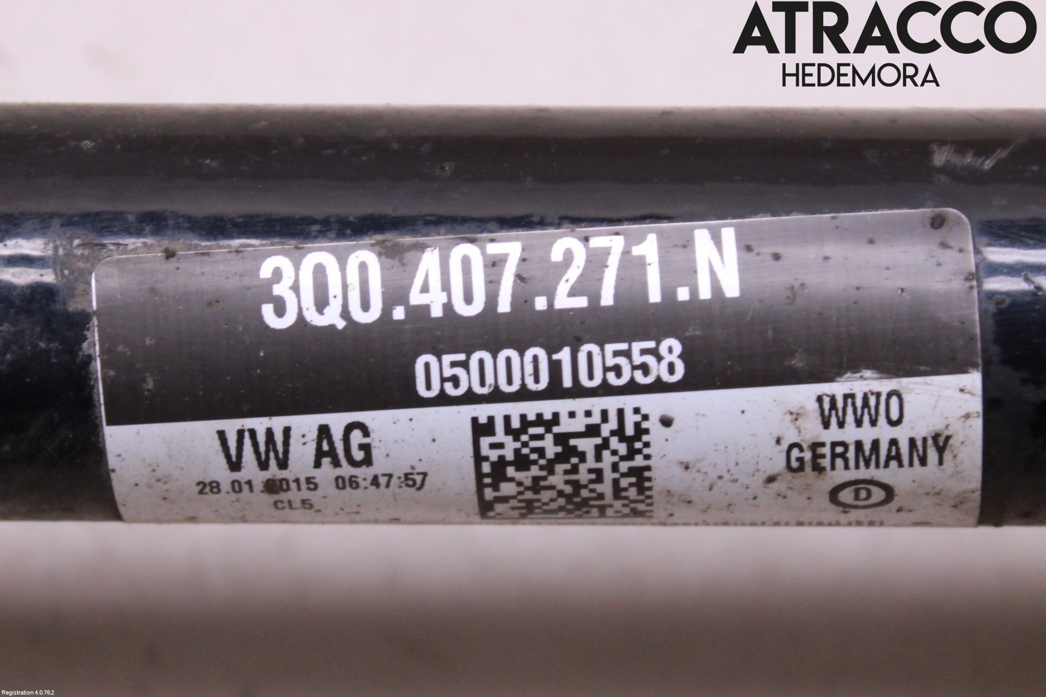 Volkswagen VW PASSAT 15-19 Drivaxel Fram Vänster