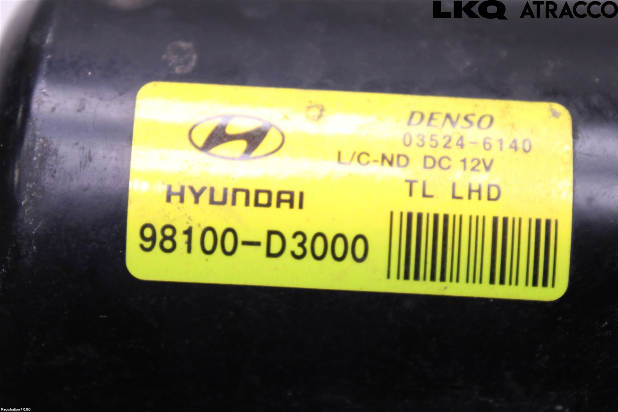 Hyundai TUCSON 05- Torkarmotor Vindruta