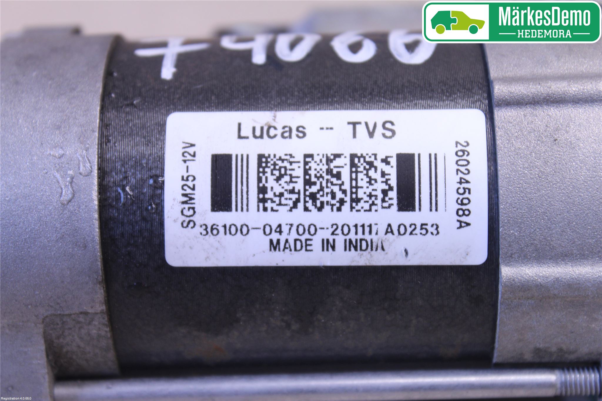 Hyundai i10 BA 17-20 Startmotor