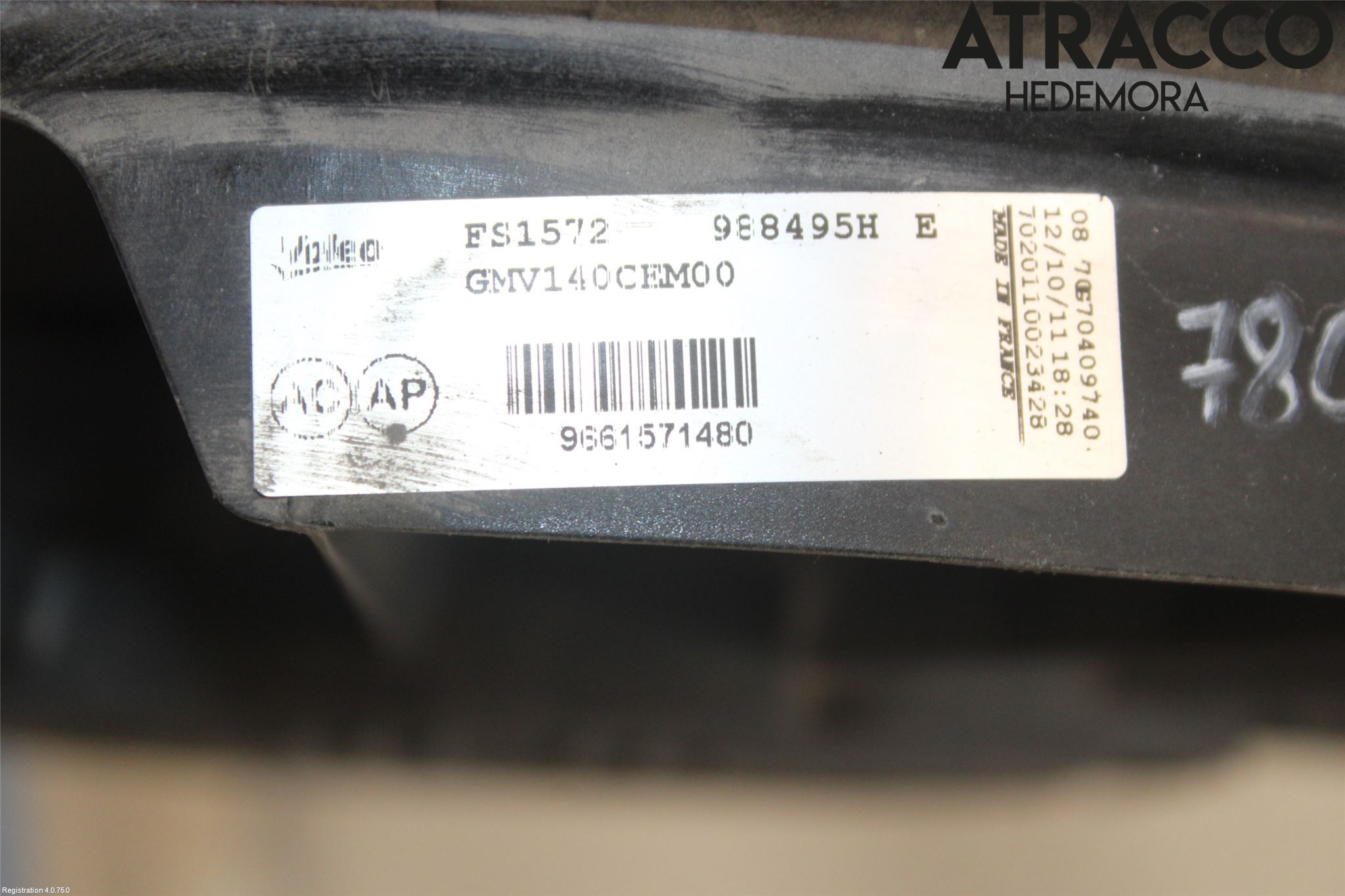 Citroen C4 II 11-18 Kylfläkt El