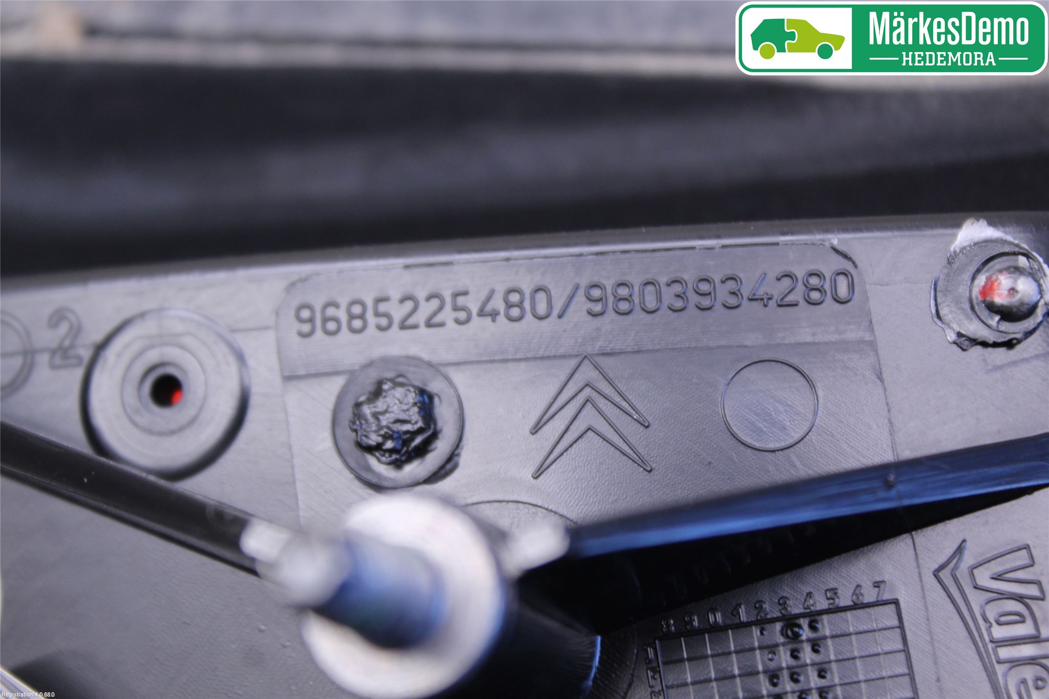 Citroen C3 10-17 Bakljus Lucka Hö