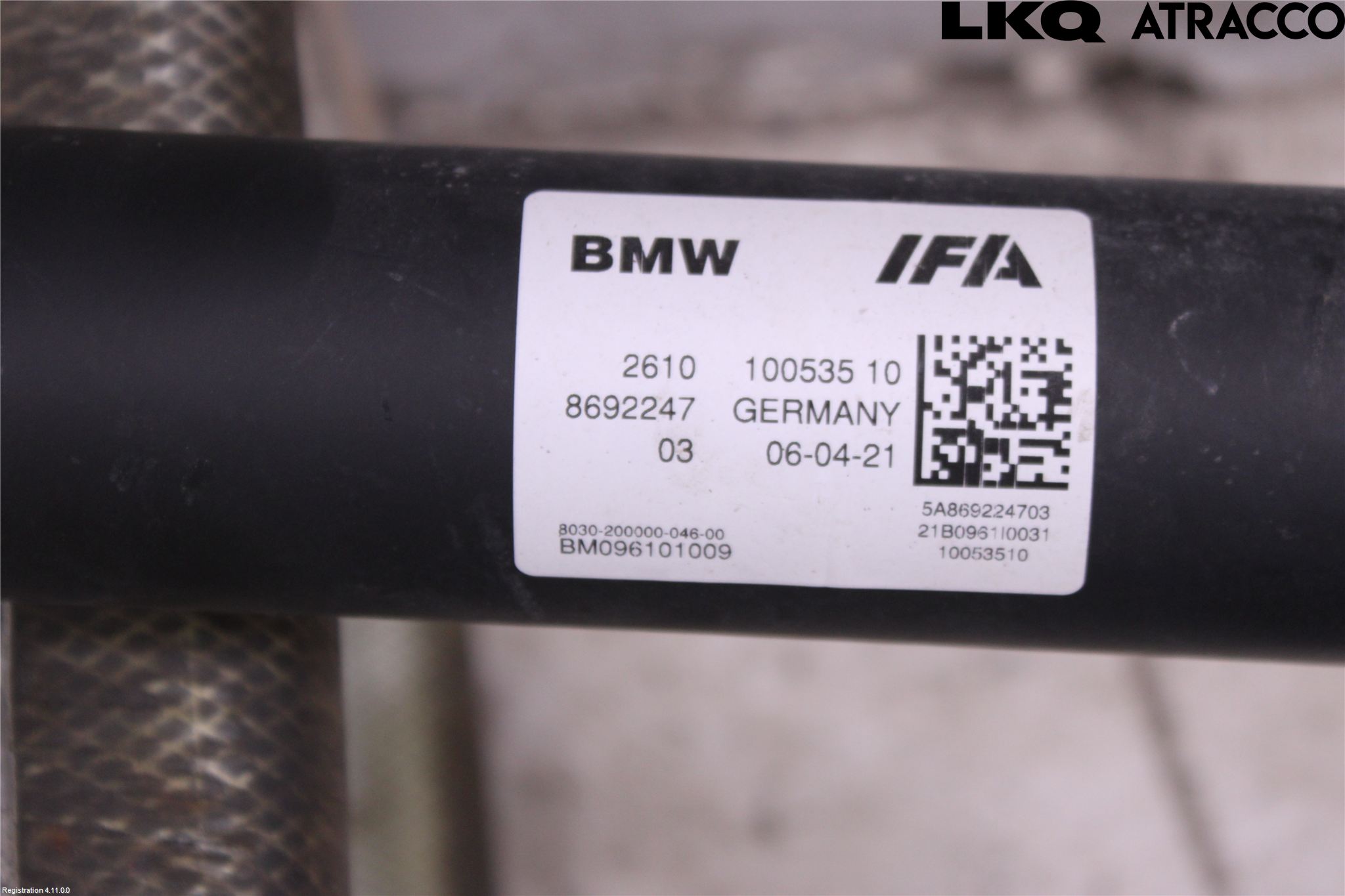 BMW X3 G01 18- Mellanaxel Komp
