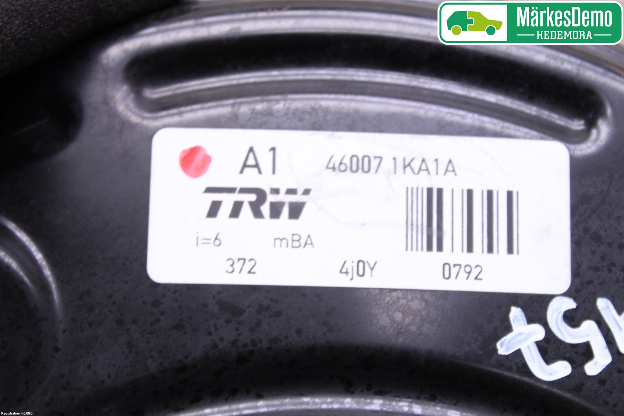 Nissan JUKE 10-14 Bromsservo