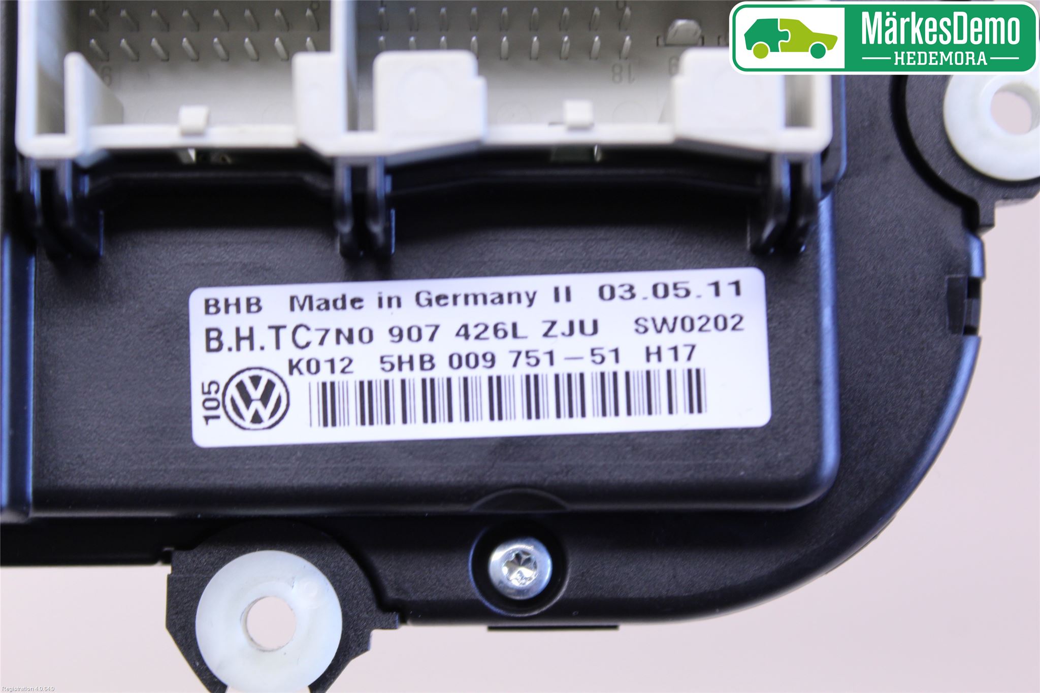 Volkswagen VW TOURAN 10-15 Ac Styrenhet Ac Manöveren