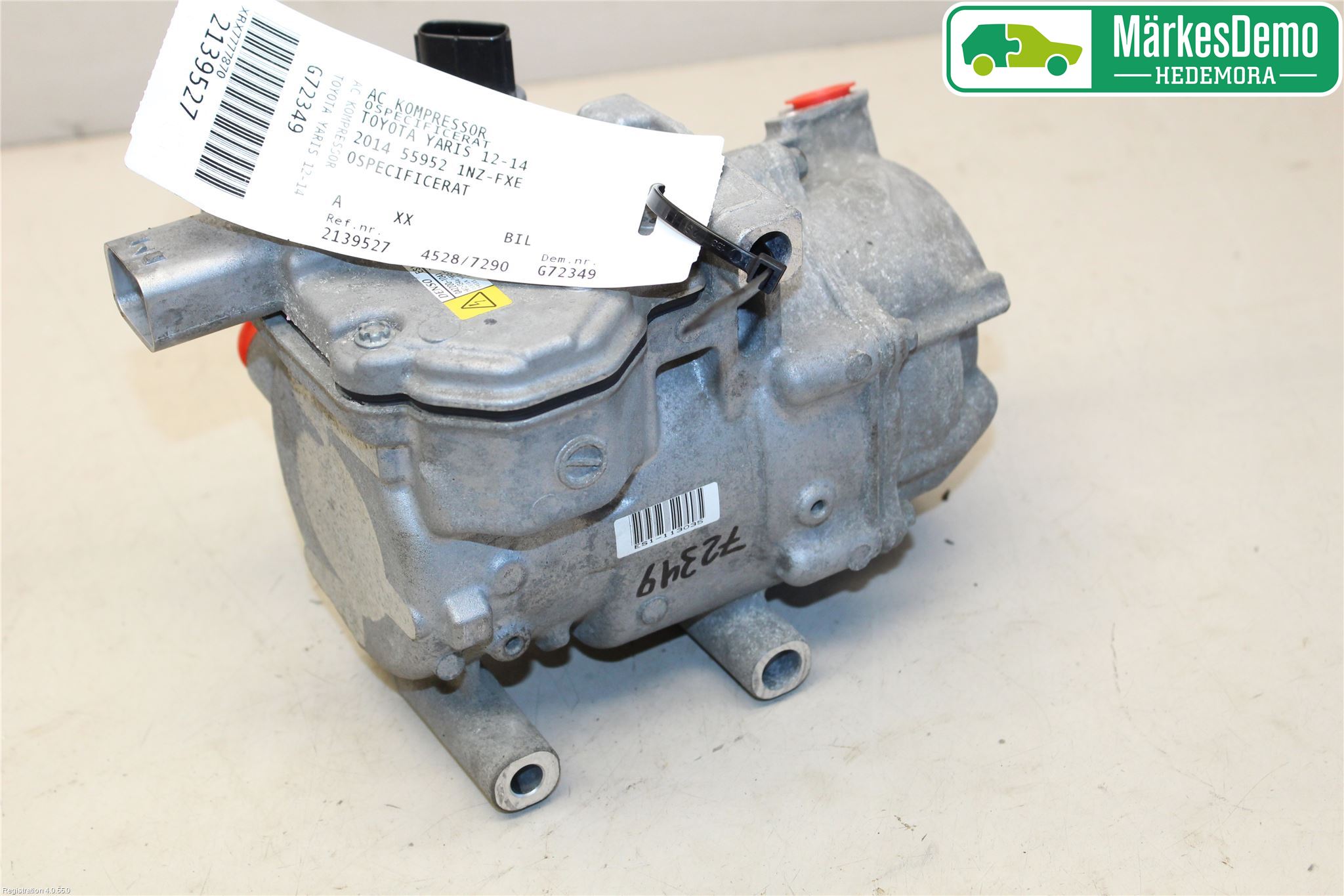 Toyota YARIS XP130 12-14 Ac Kompressor