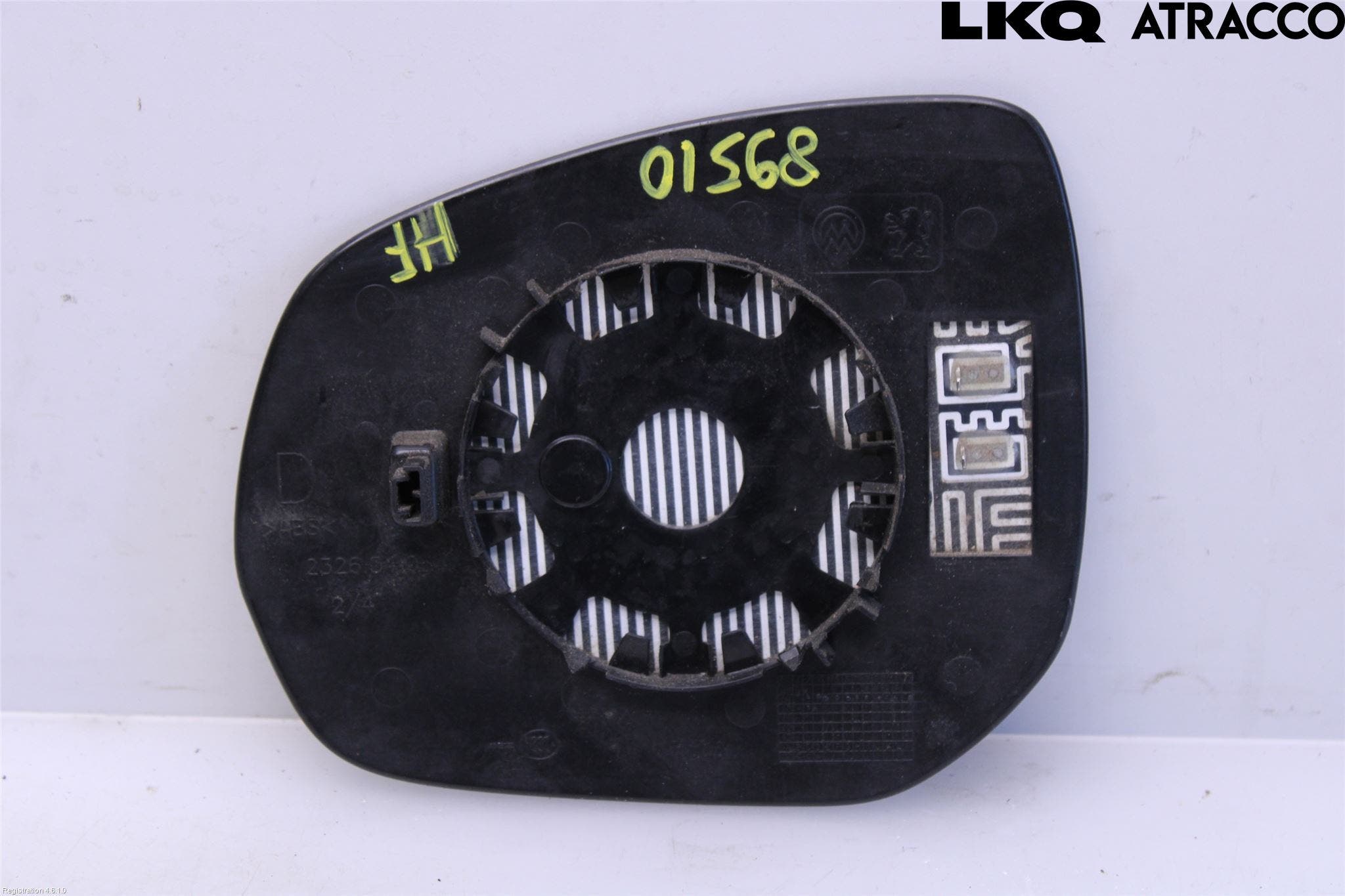 Peugeot 3008 09-16 Spegelglas Hö