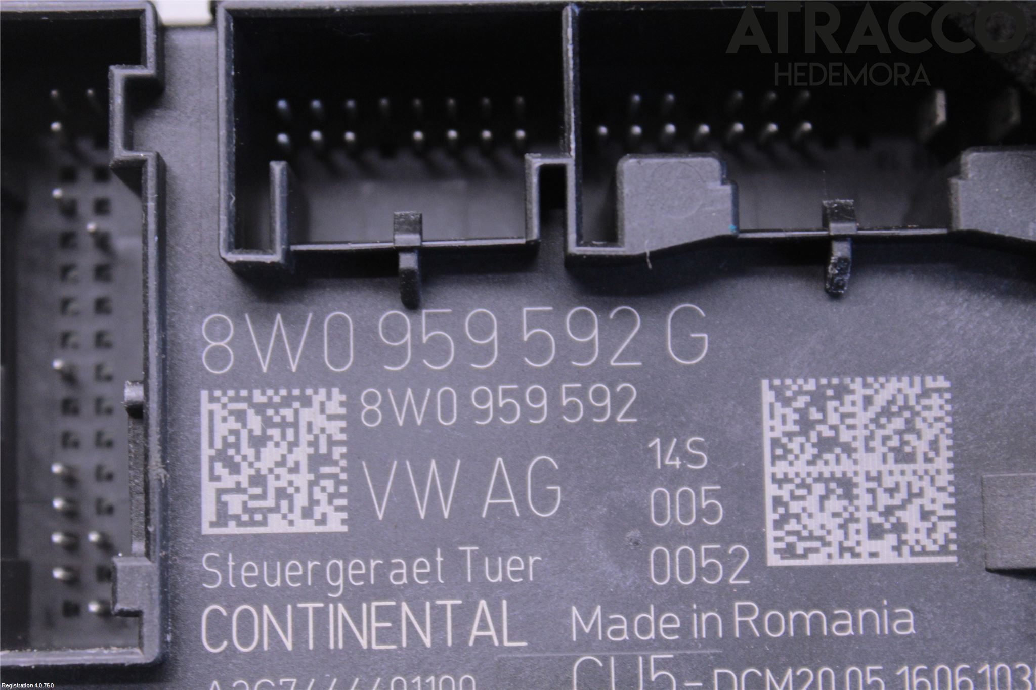 Audi A4/S4 B9 16-19 Styrenhet Dörr