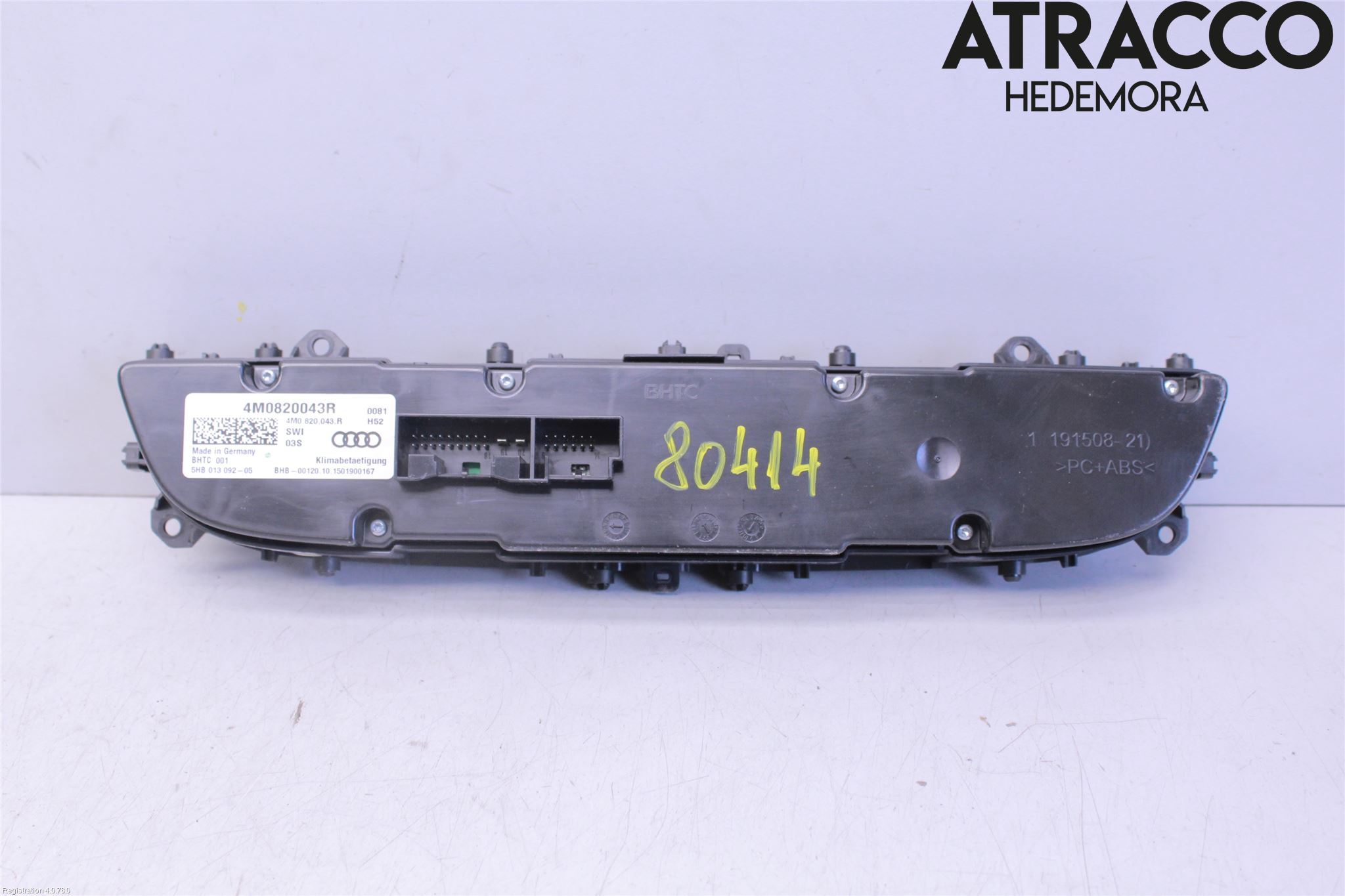 Audi Q7/SQ7 Ac Styrenhet Ac Manöveren