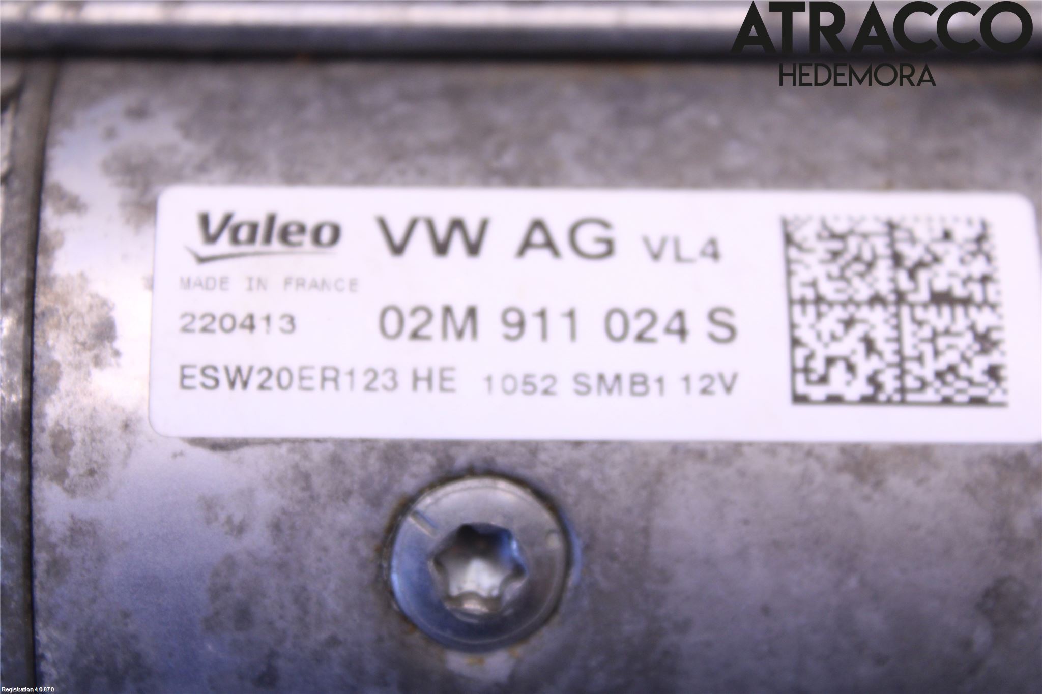 Audi A3/S3 8V 13-20 Startmotor Diesel